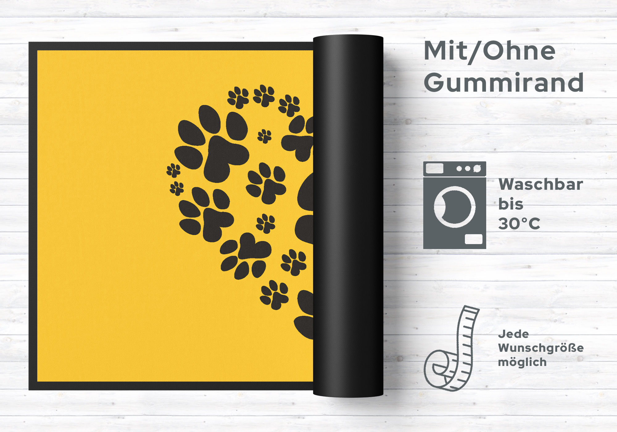 Fussmatte Pfoten 4043