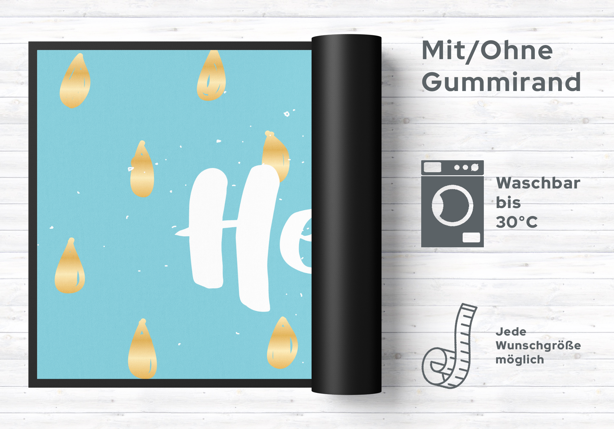 Fussmatte Hello 4046