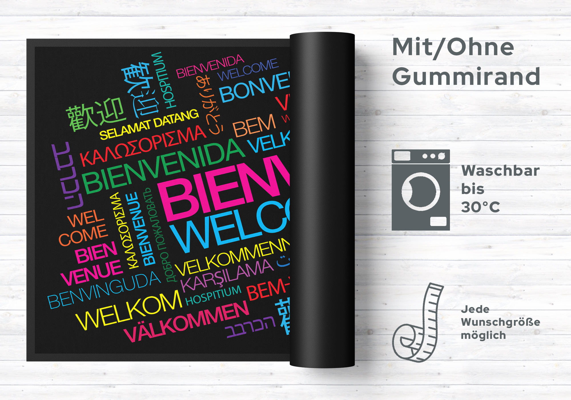 Fussmatte Bienvenue 4049