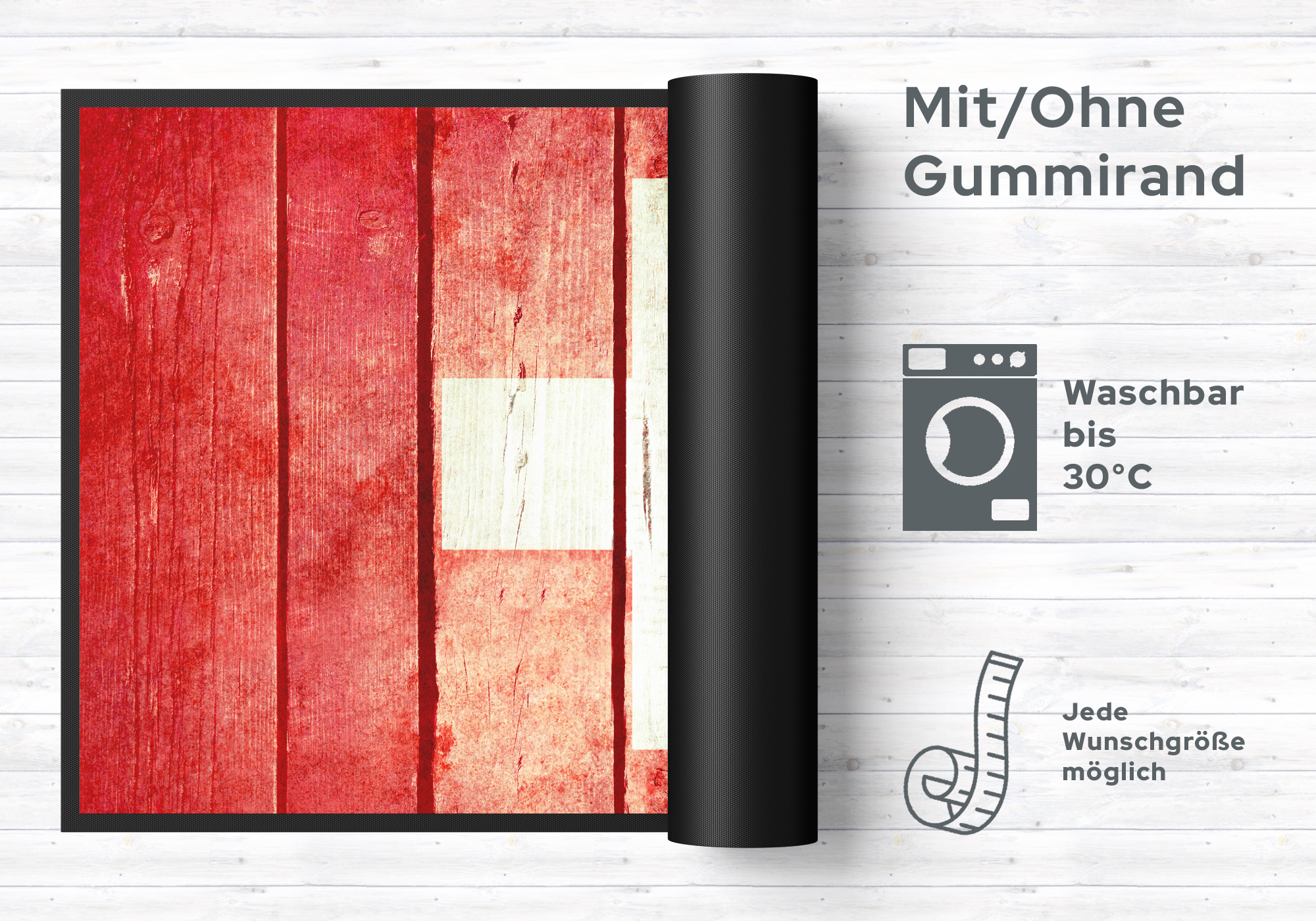 Fussmatte Flagge Schweiz 4336