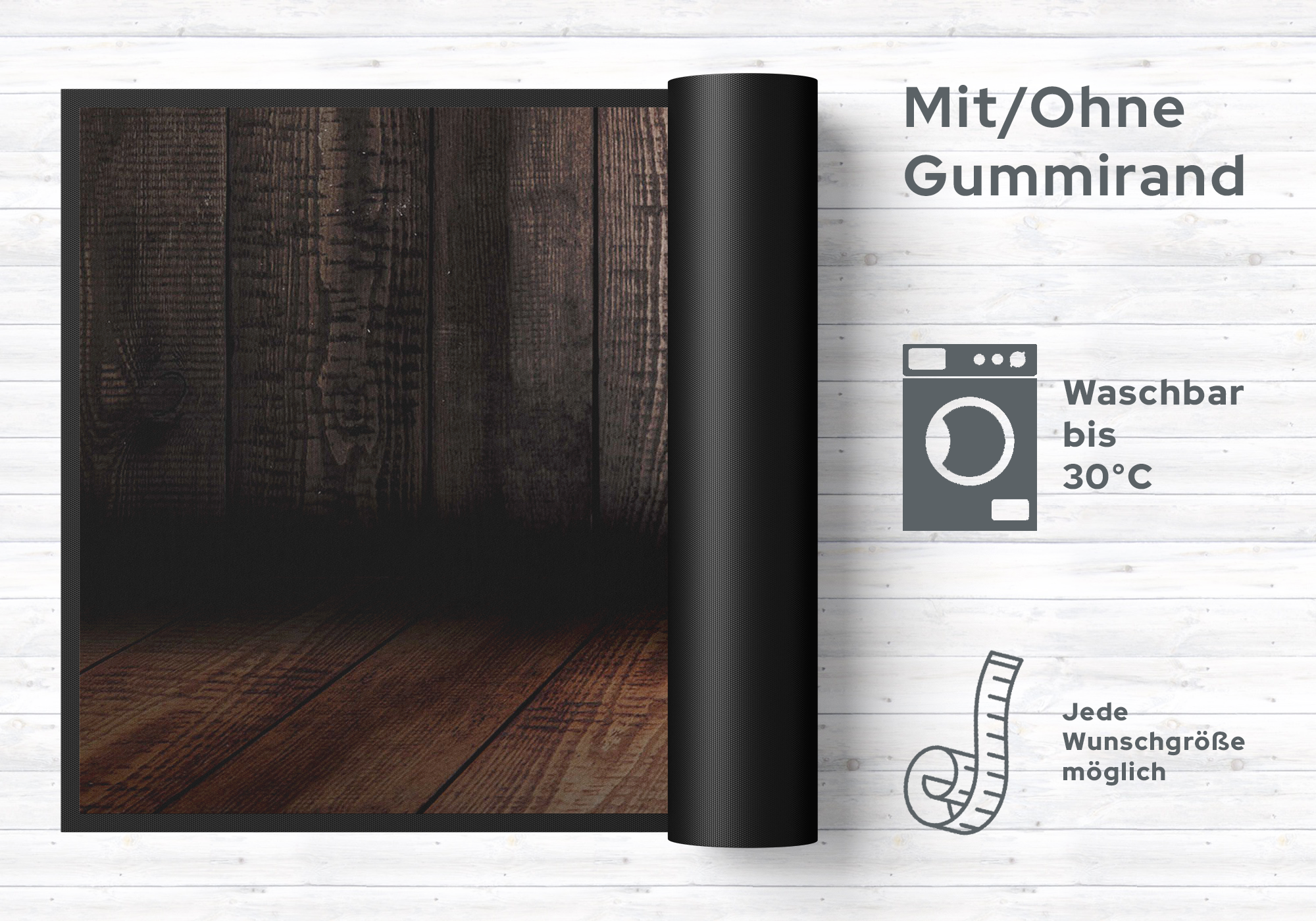 Küchenteppich Fass 4342