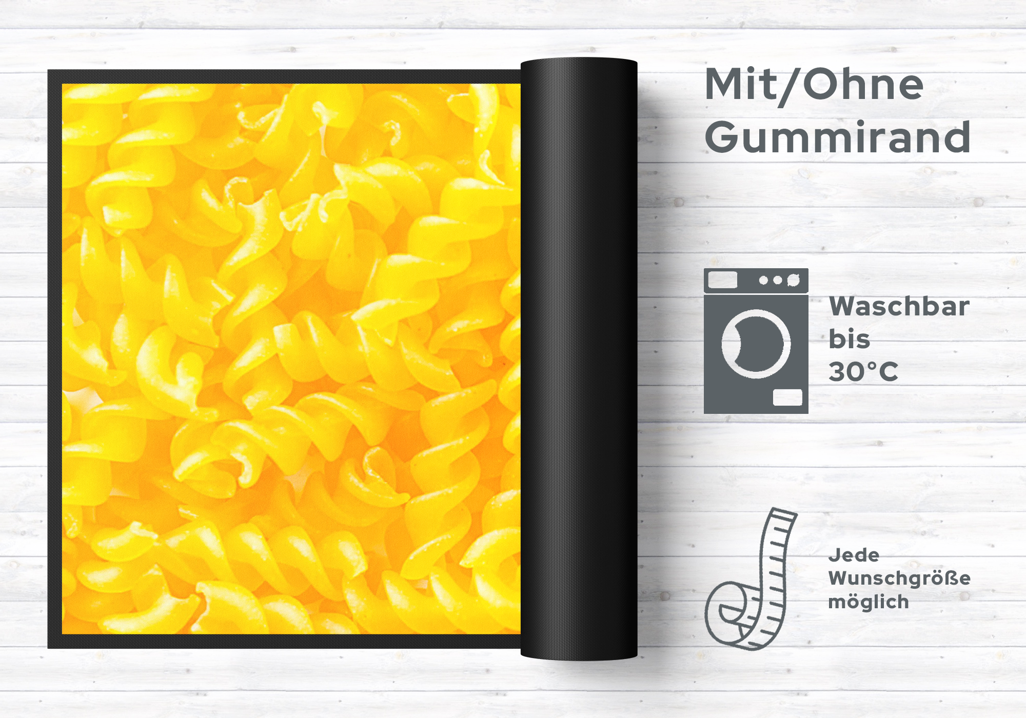 Küchenteppich Nudeln 4388