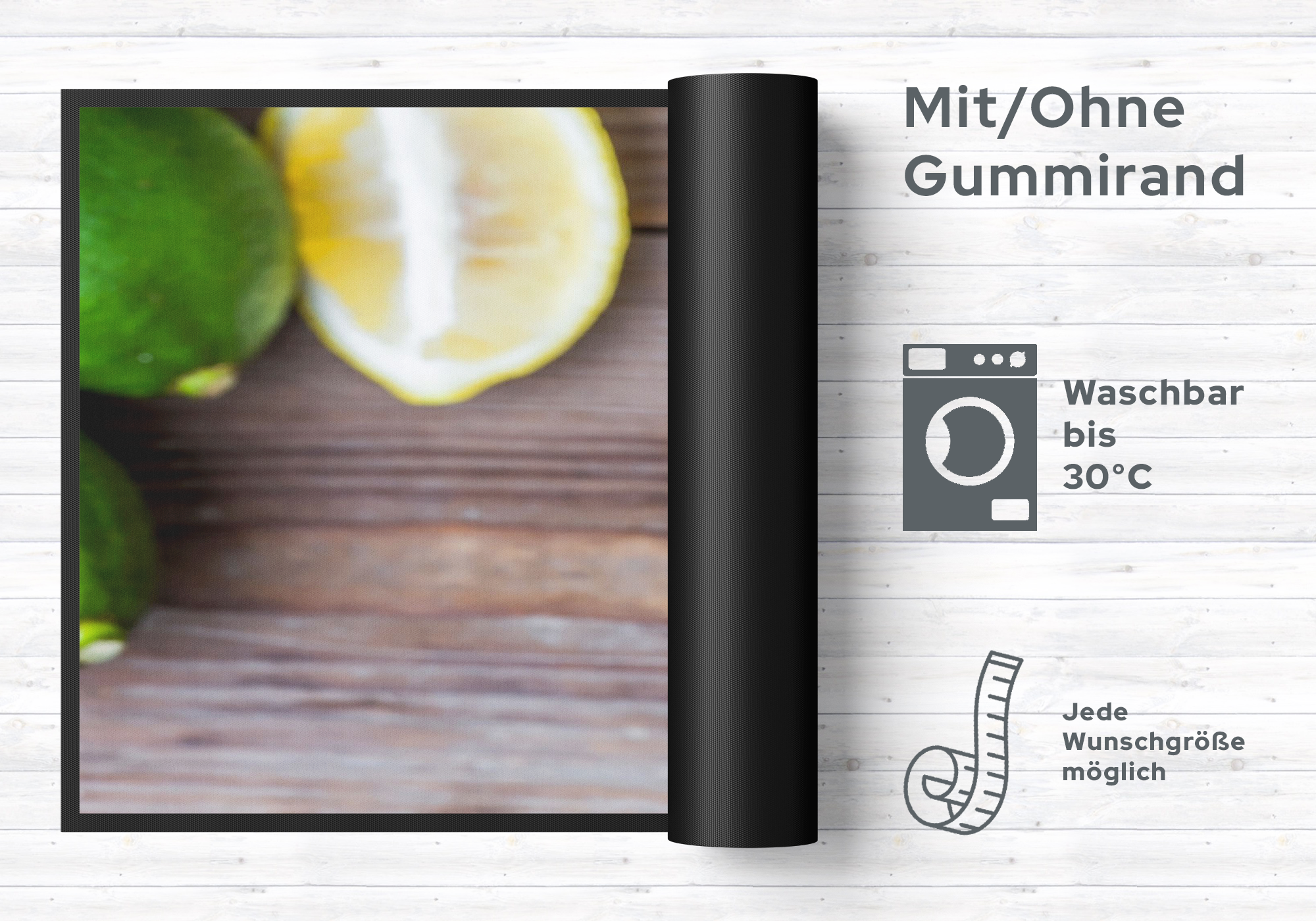 Küchenteppich Limonade 4399