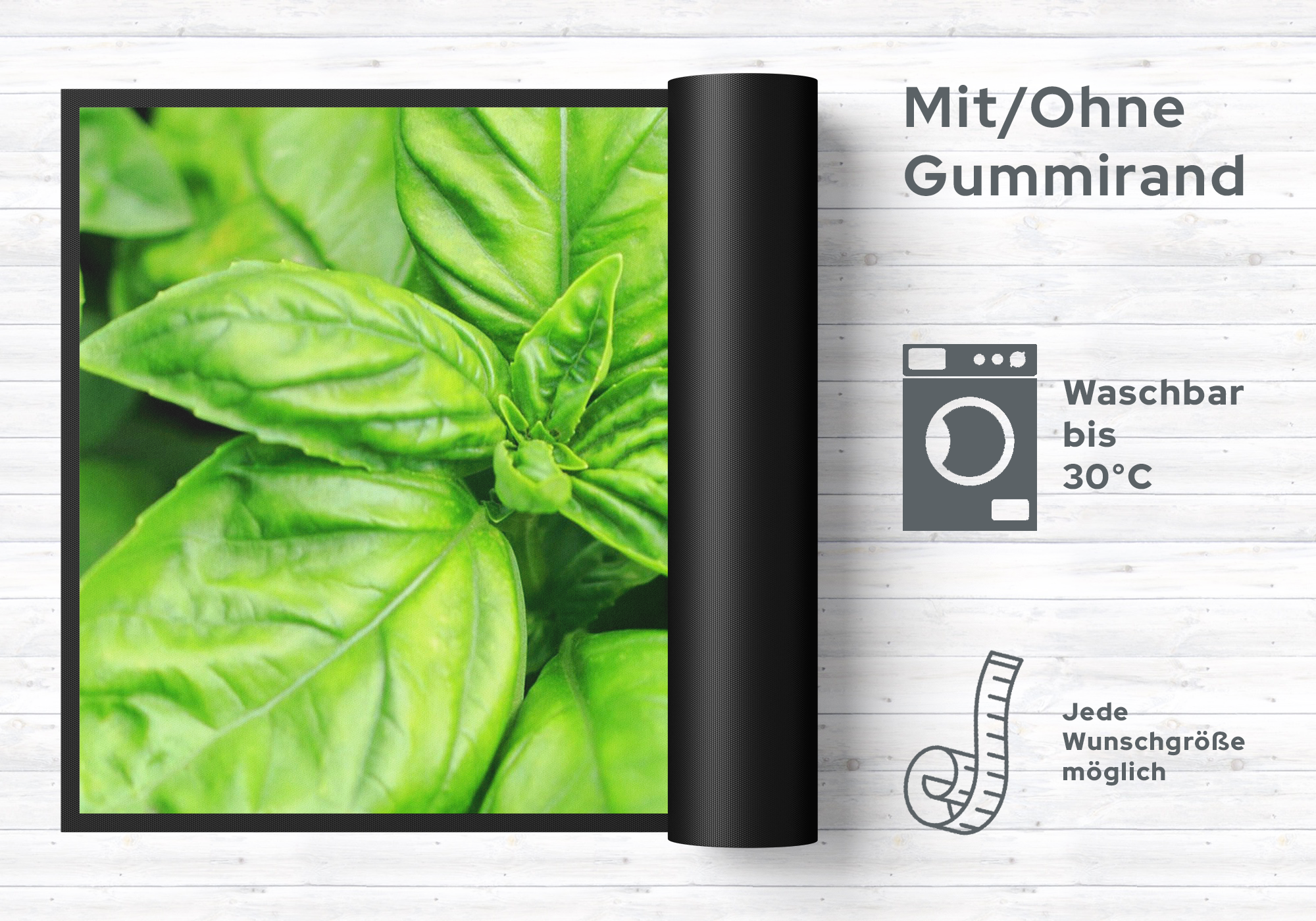 Küchenteppich Basilikum 4415