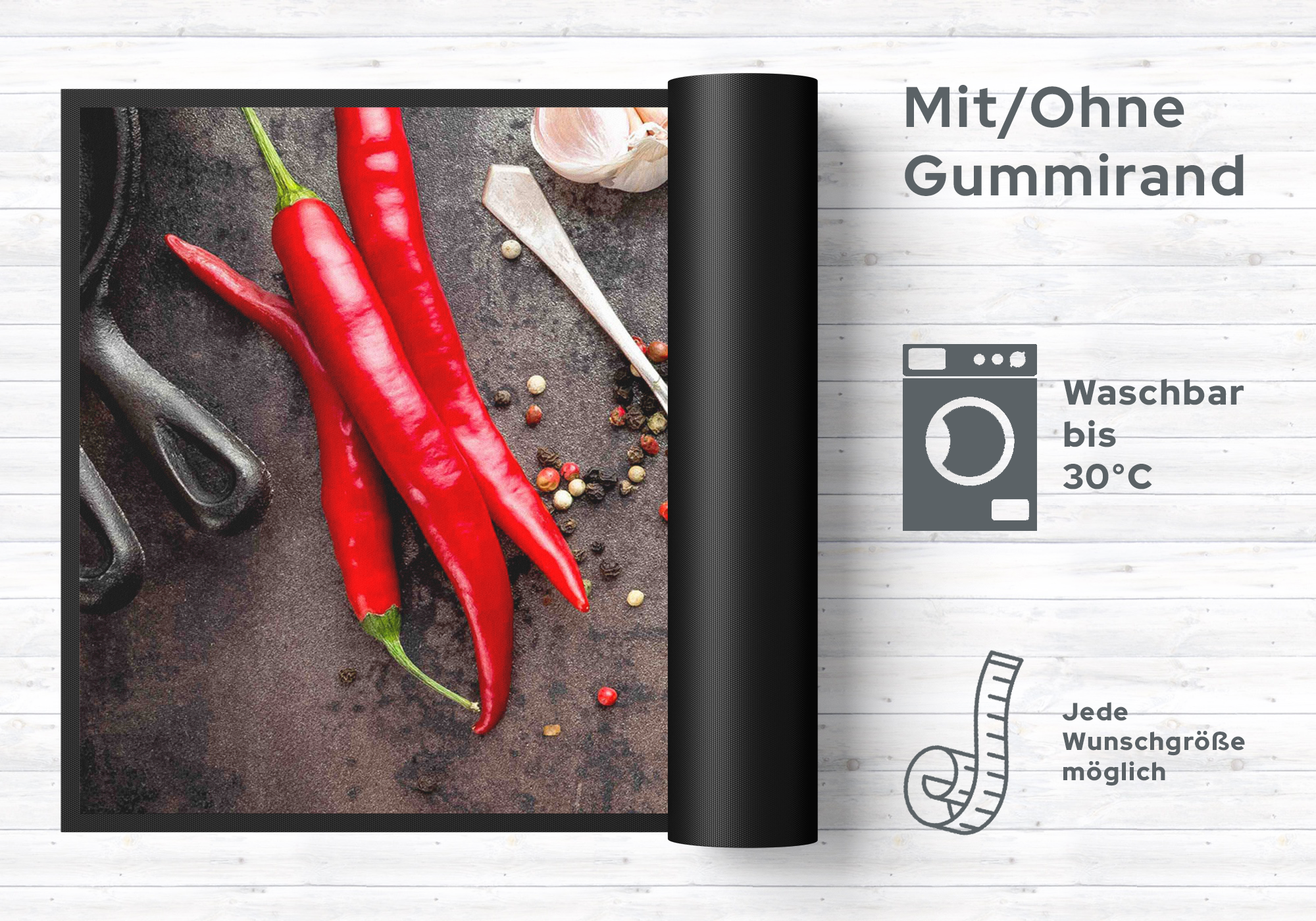 Küchenteppich Chili 4419