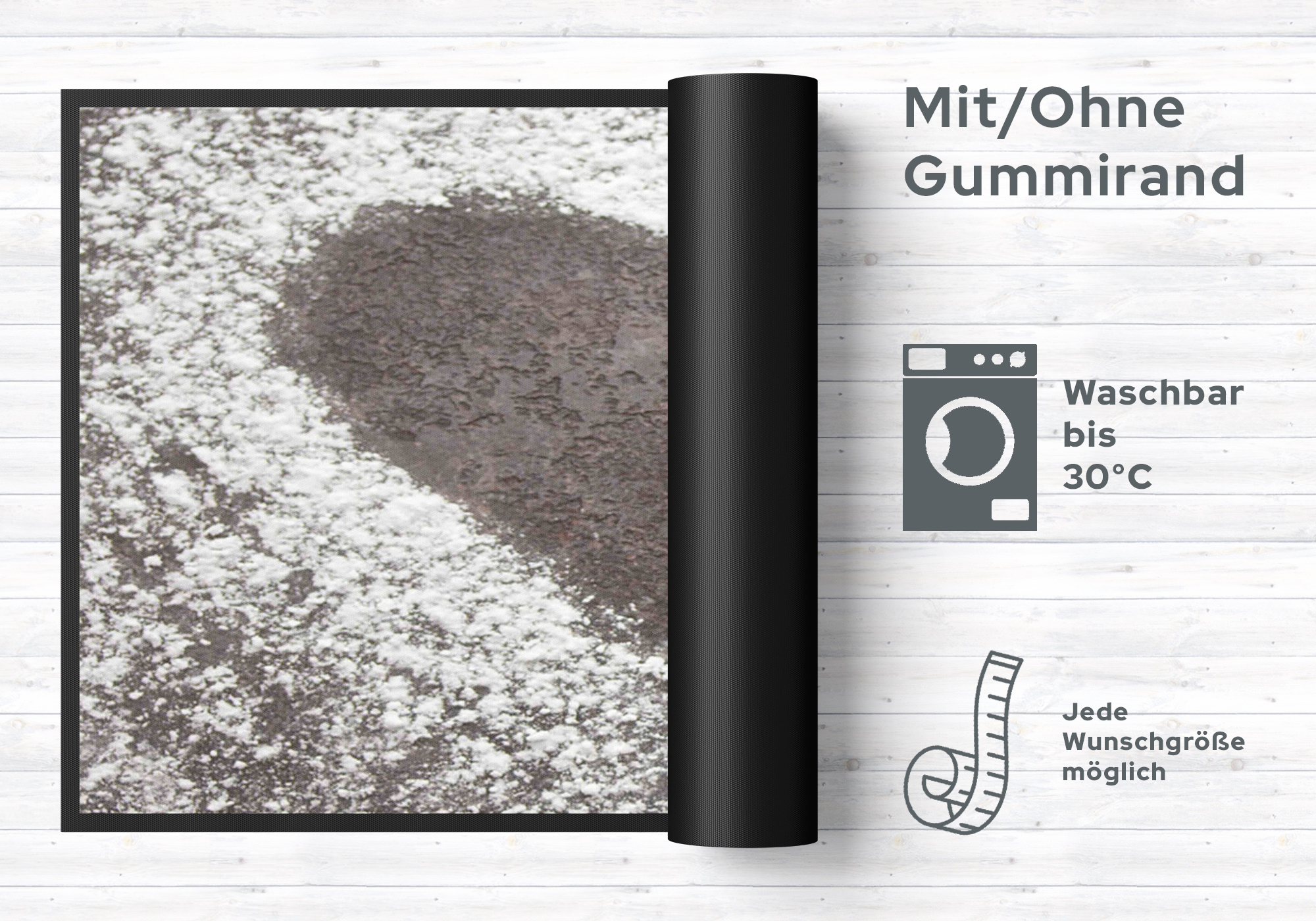 Küchenteppich Waffel 4430