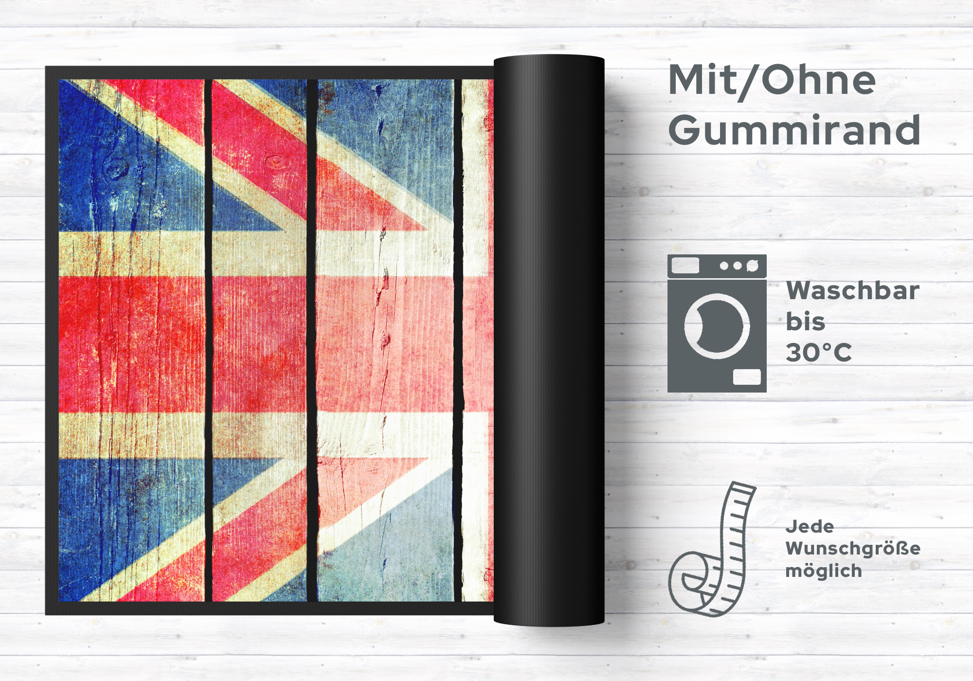 Fussmatte Flagge Großbritannien 4466