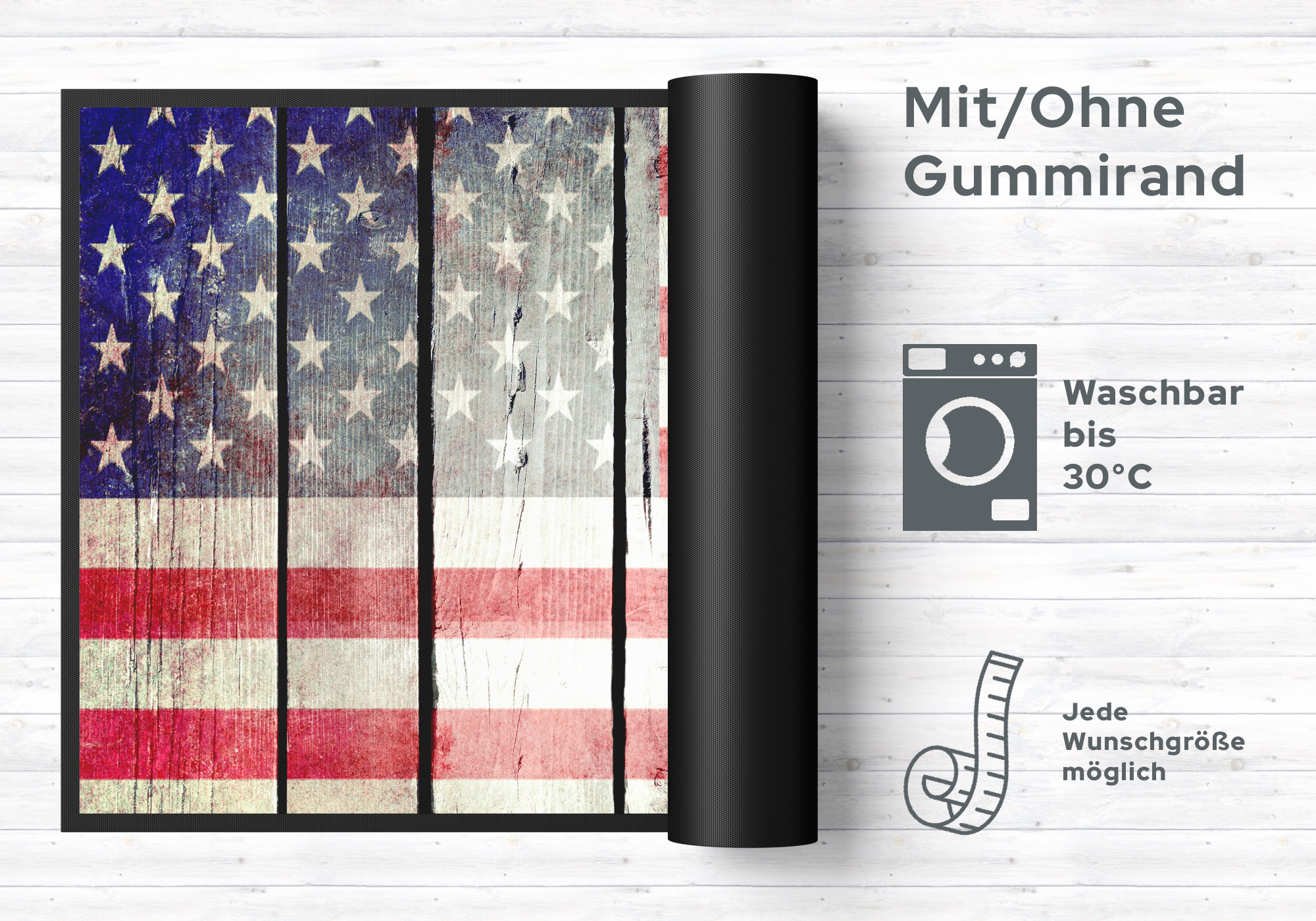 Fussmatte Flagge USA 4467