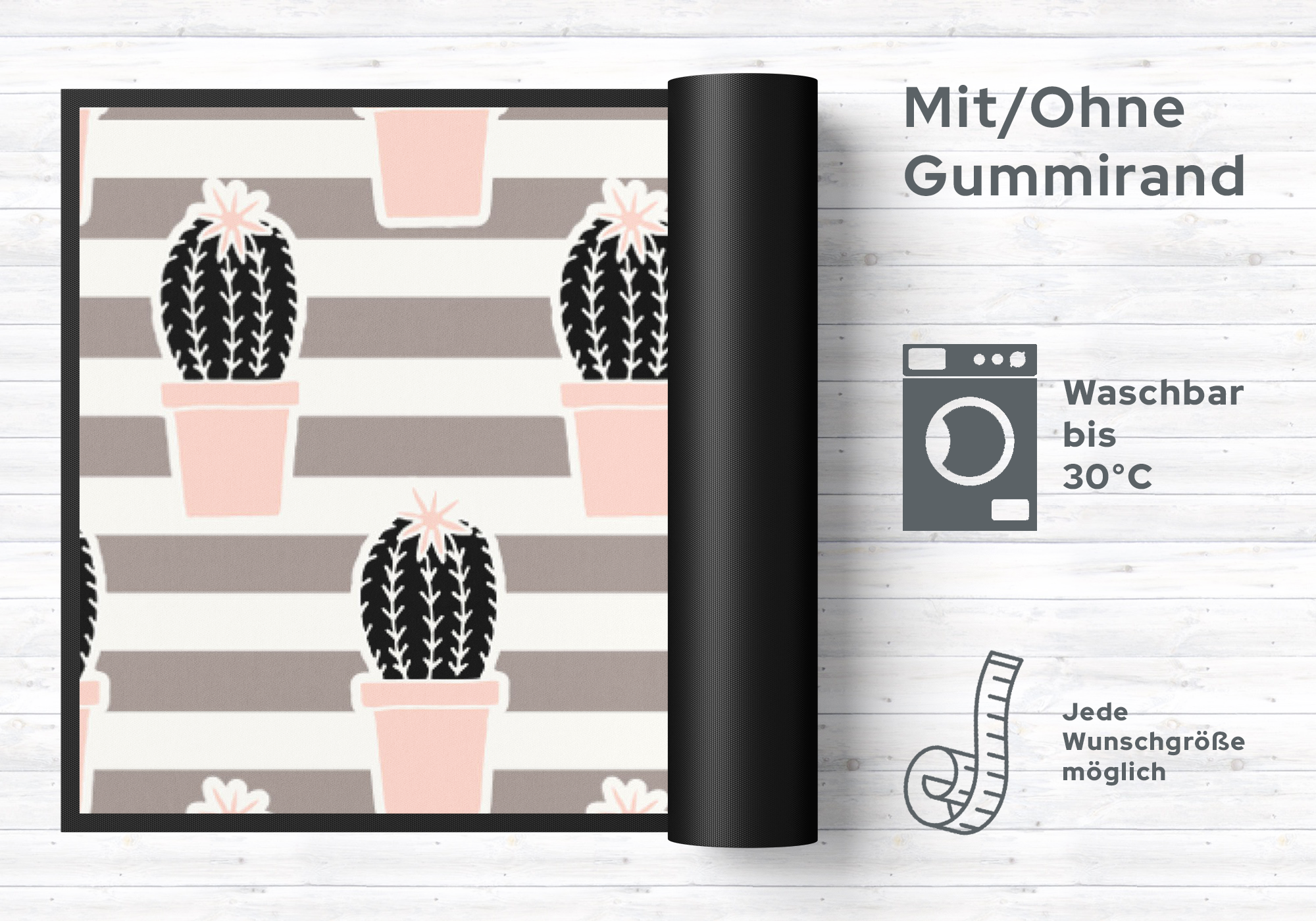 Küchenteppich Kaktus 4650