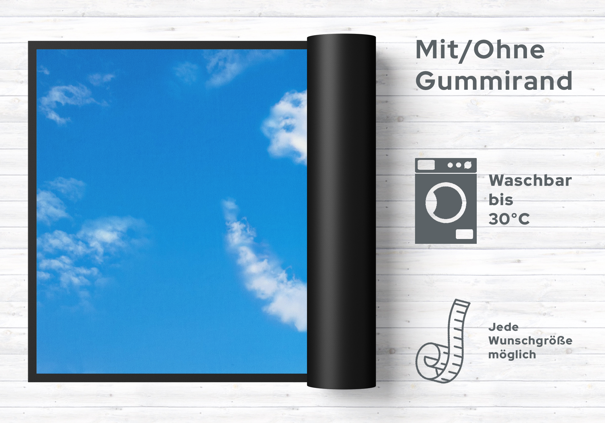 Fussmatte Smile Himmel 4682