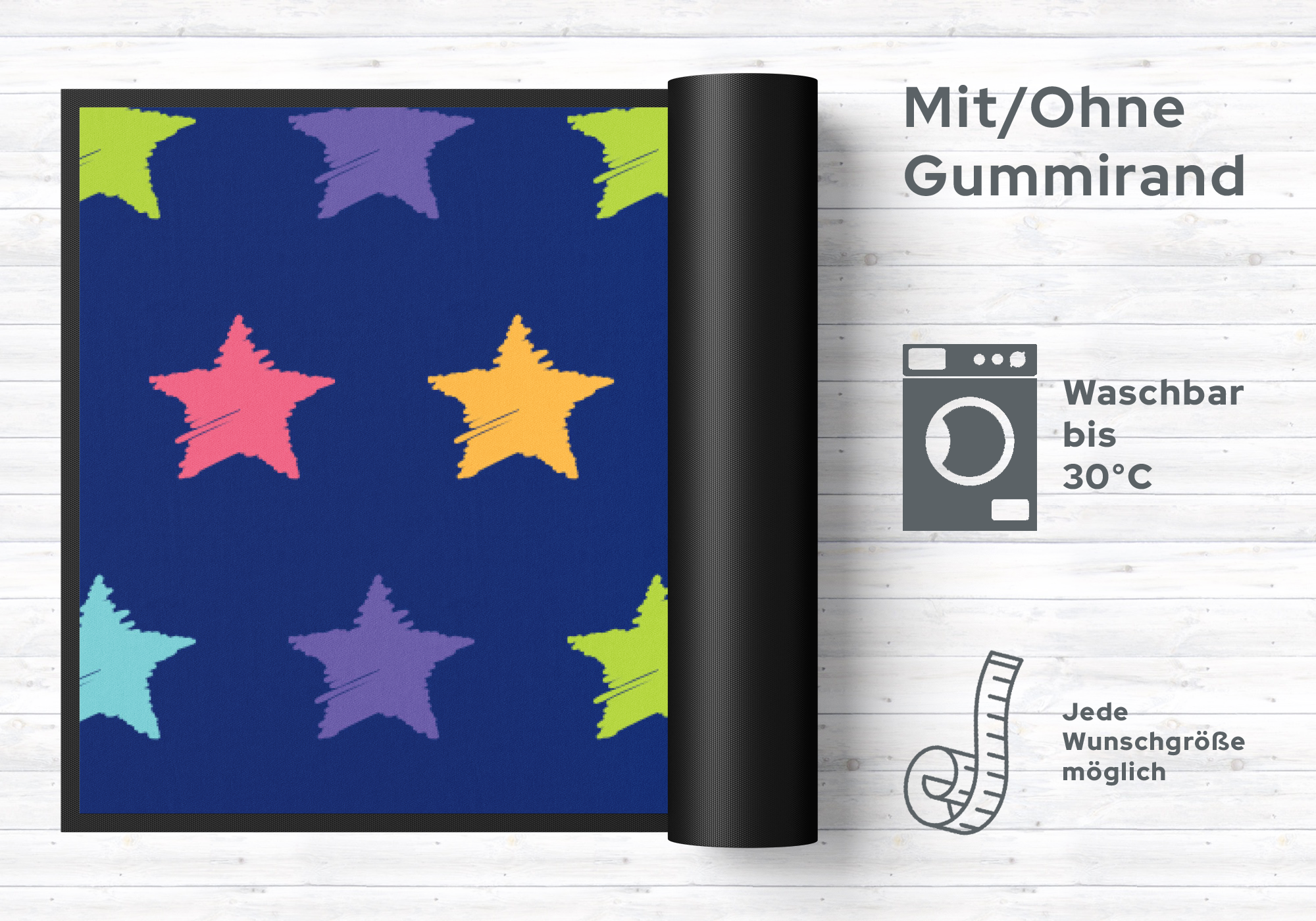 Fussmatte Sterne 4686