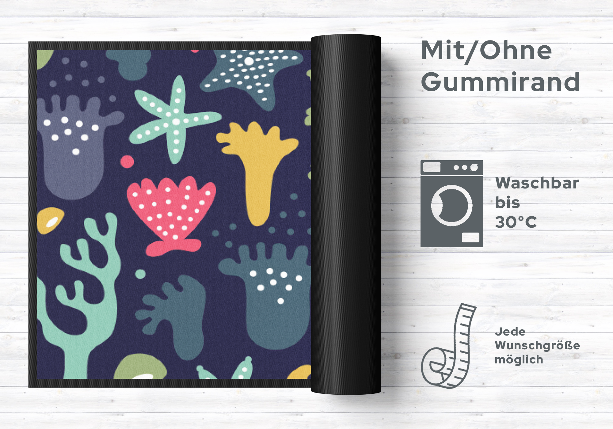 Fussmatte Unterwasserwelt 4695