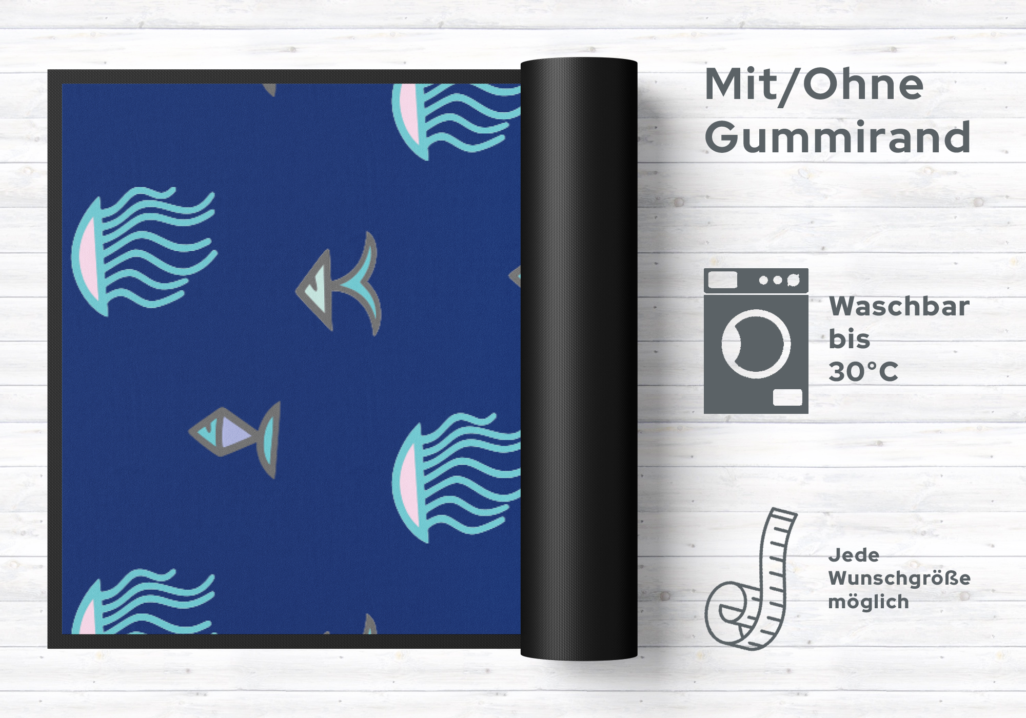 Fussmatte Quallen 4697