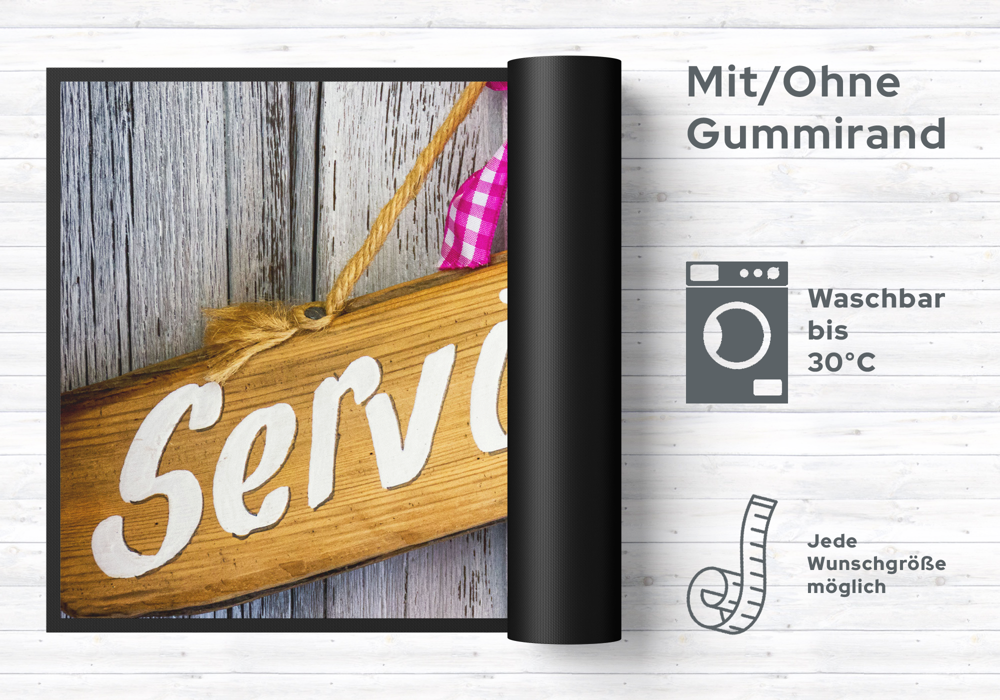 Fussmatte Servus 4743