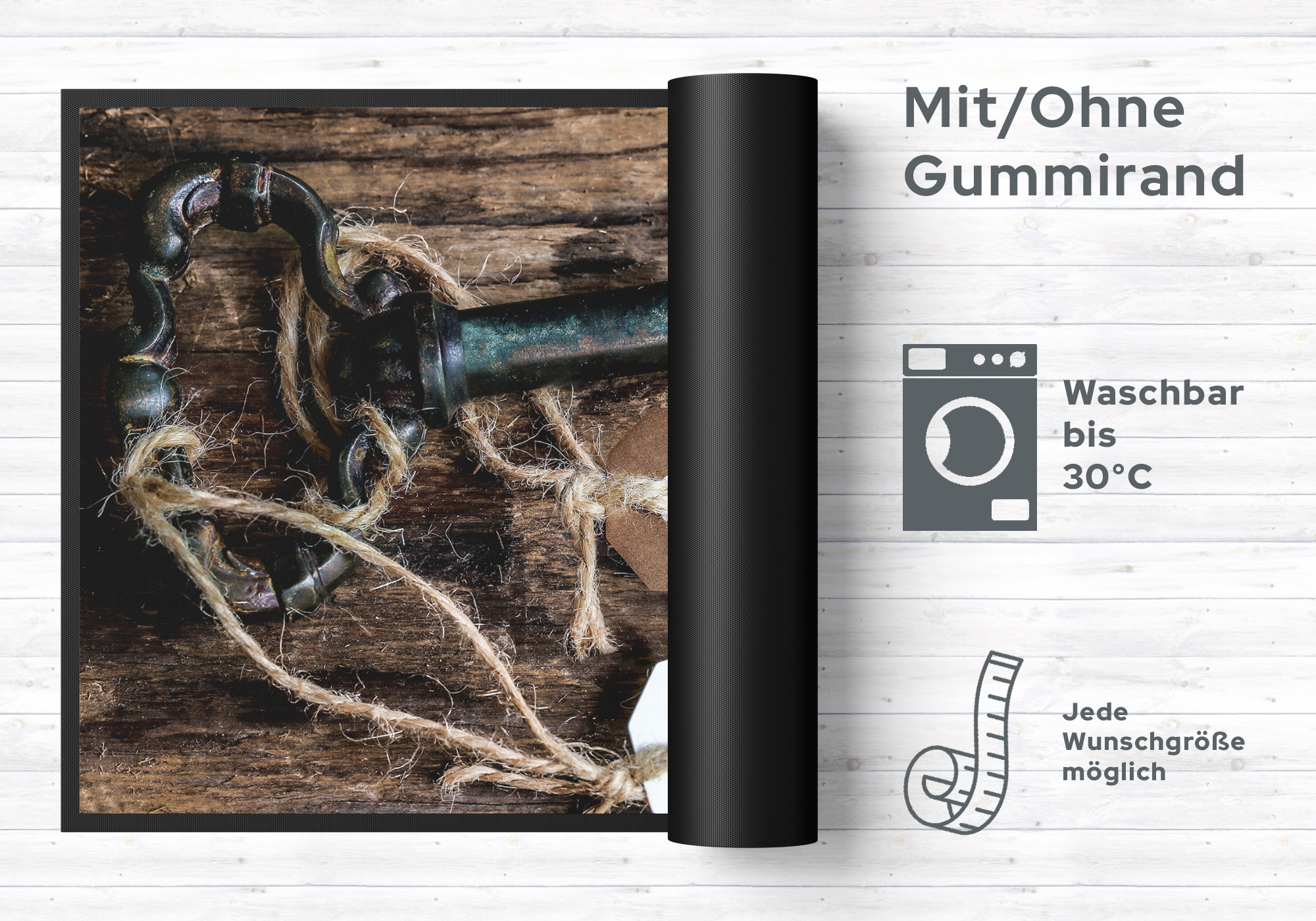 Fussmatte Home sweet Home Schlüssel 4772