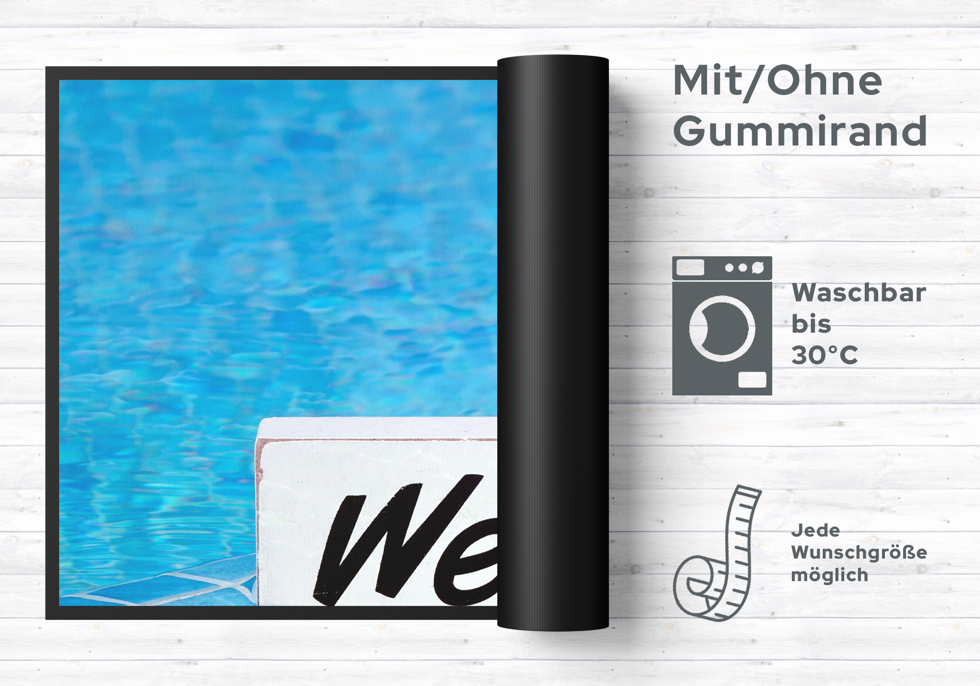 Fussmatte Welcome Swimmingpool 4791