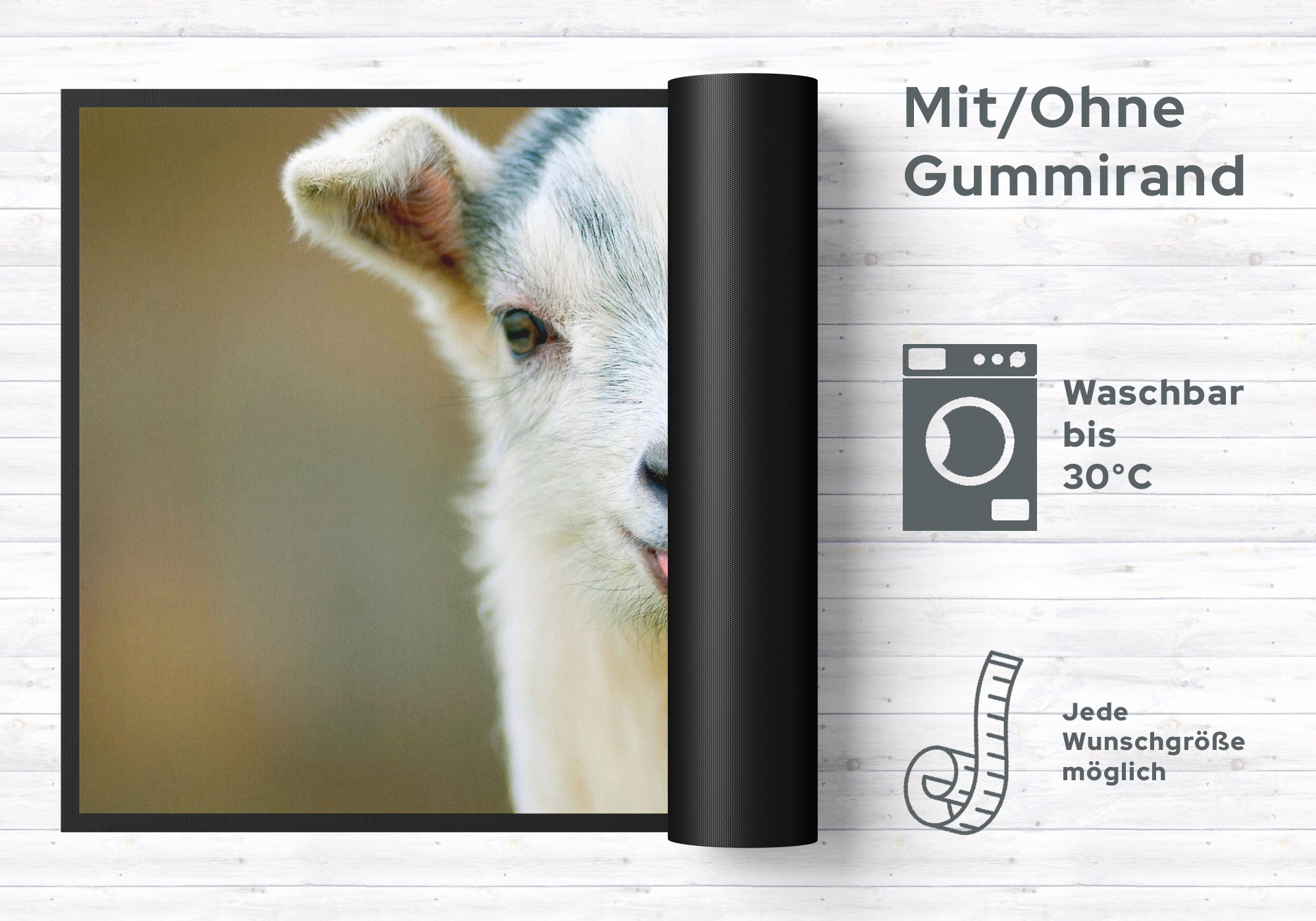 Fussmatte Zicklein 4808