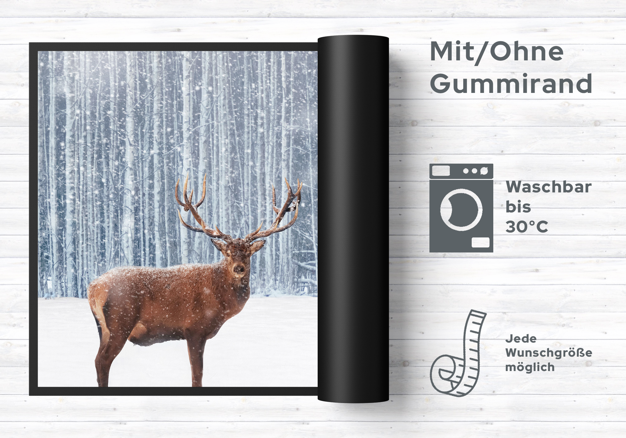 Fussmatte Reh und Kitz 4811