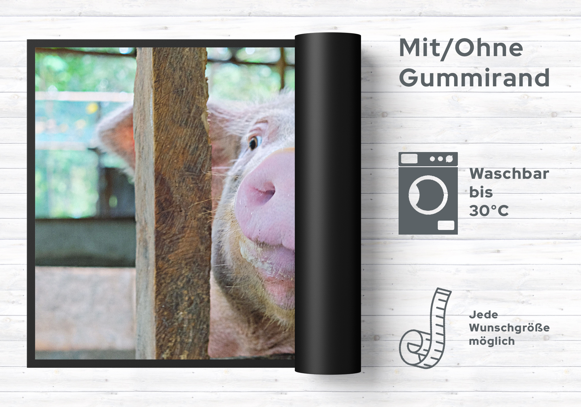 Fussmatte Schwein 4815