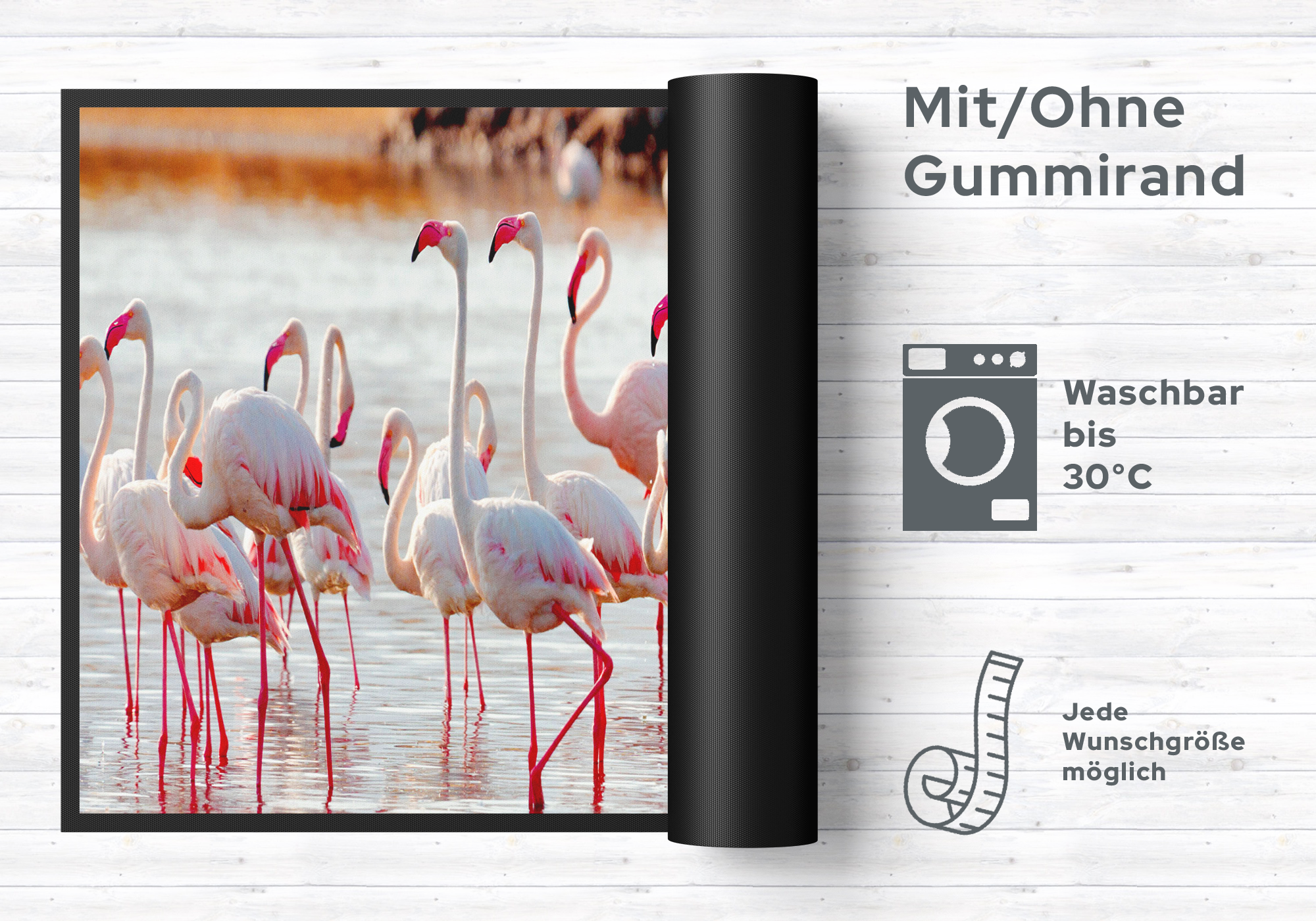Fussmatte Flamingo 4821