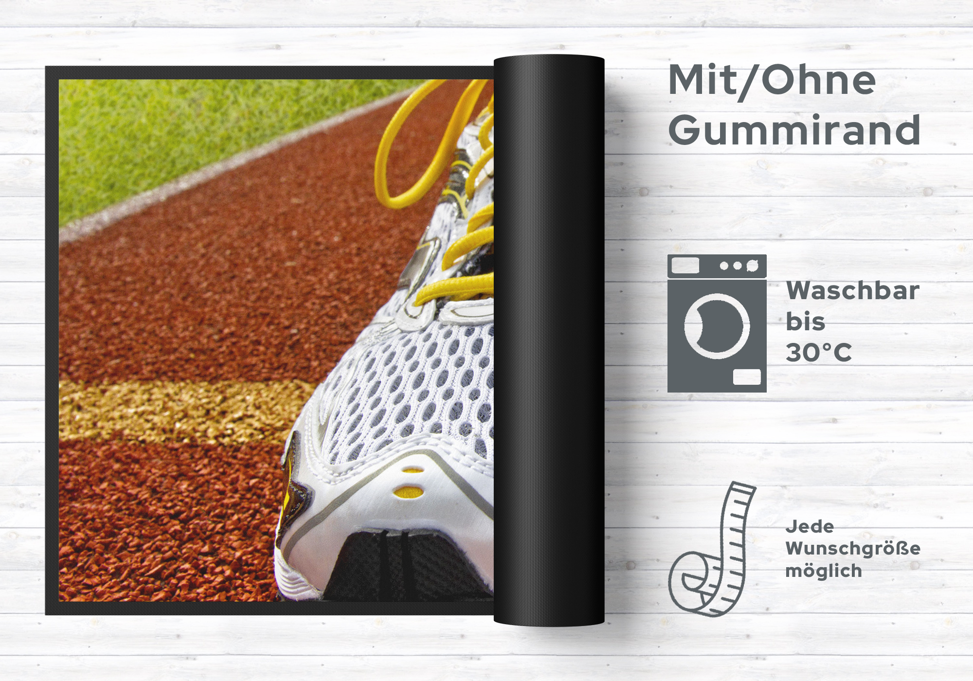 Fussmatte Laufschuhe 4826