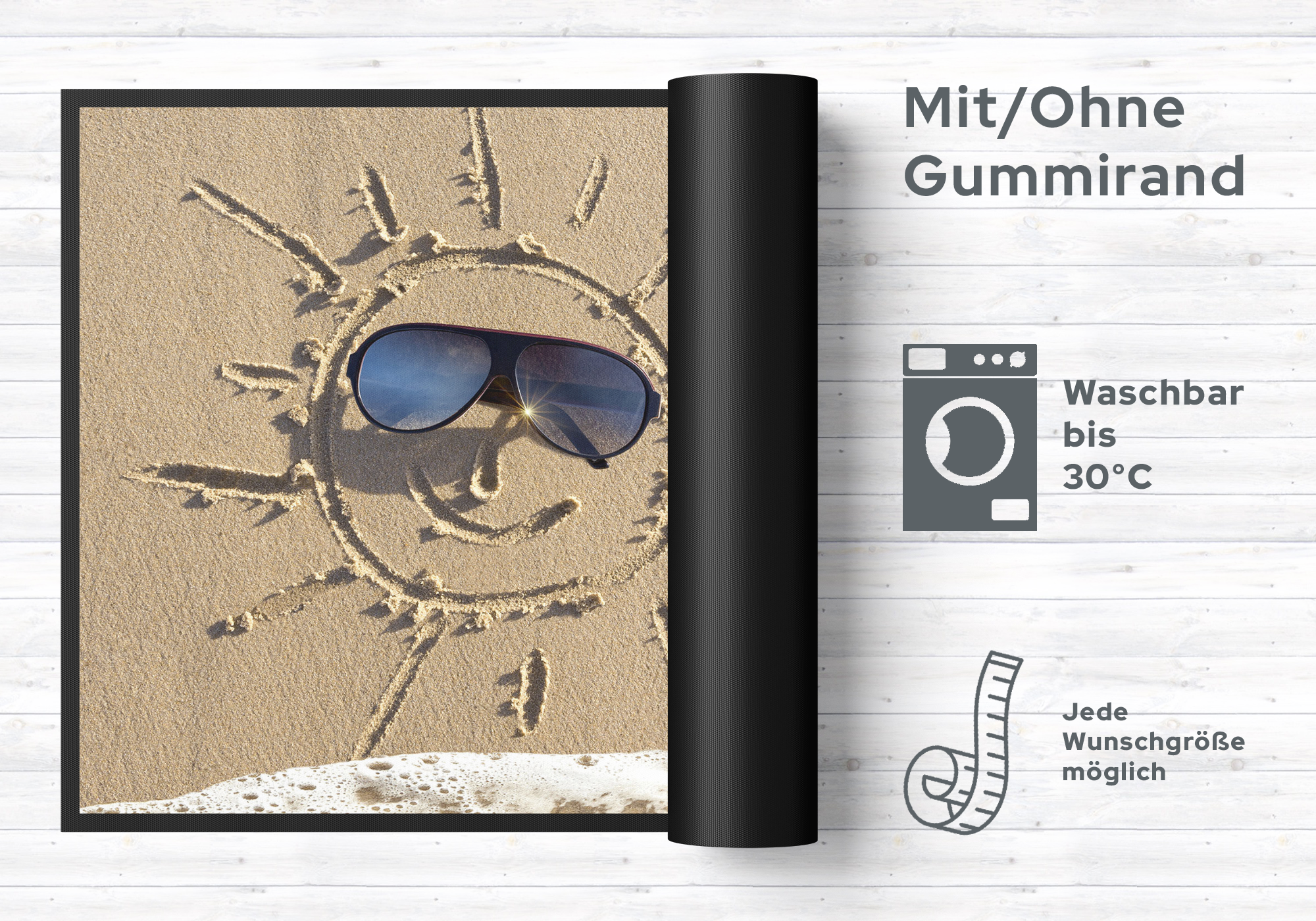 Fussmatte Sonne 4857