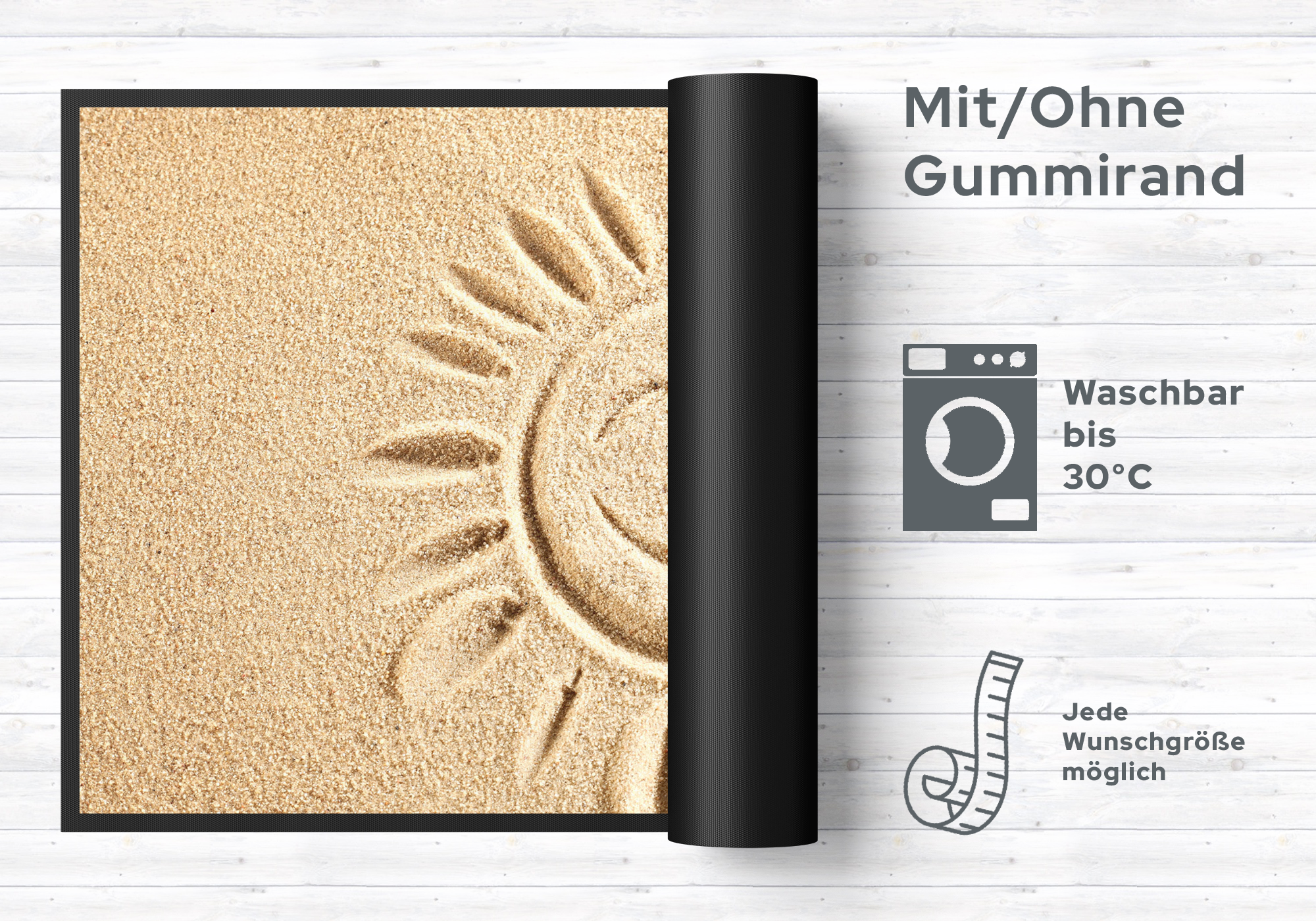 Fussmatte Sonne 4864