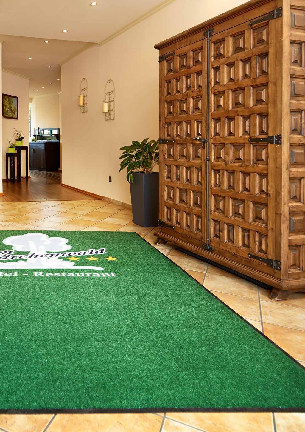 Eingangsmatte mit Logo