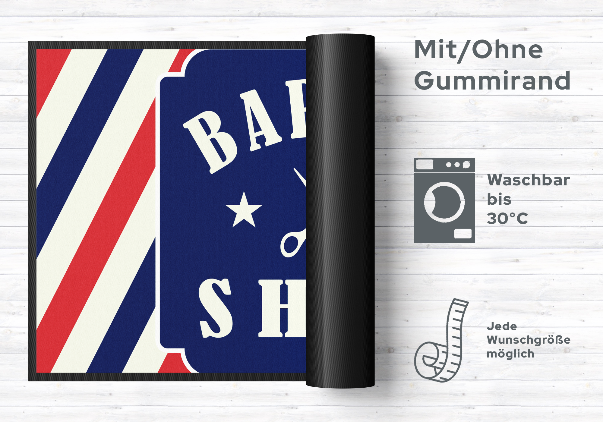 Fussmatte Barber Shop 5101