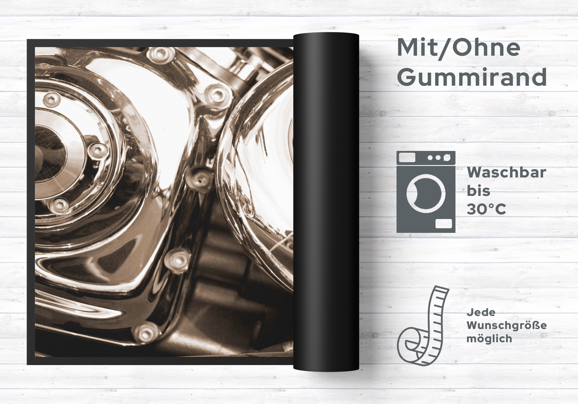 Fussmatte Motorrad 6055