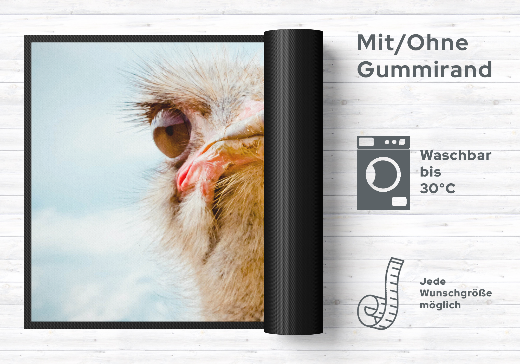 Fussmatte Strauß 6057