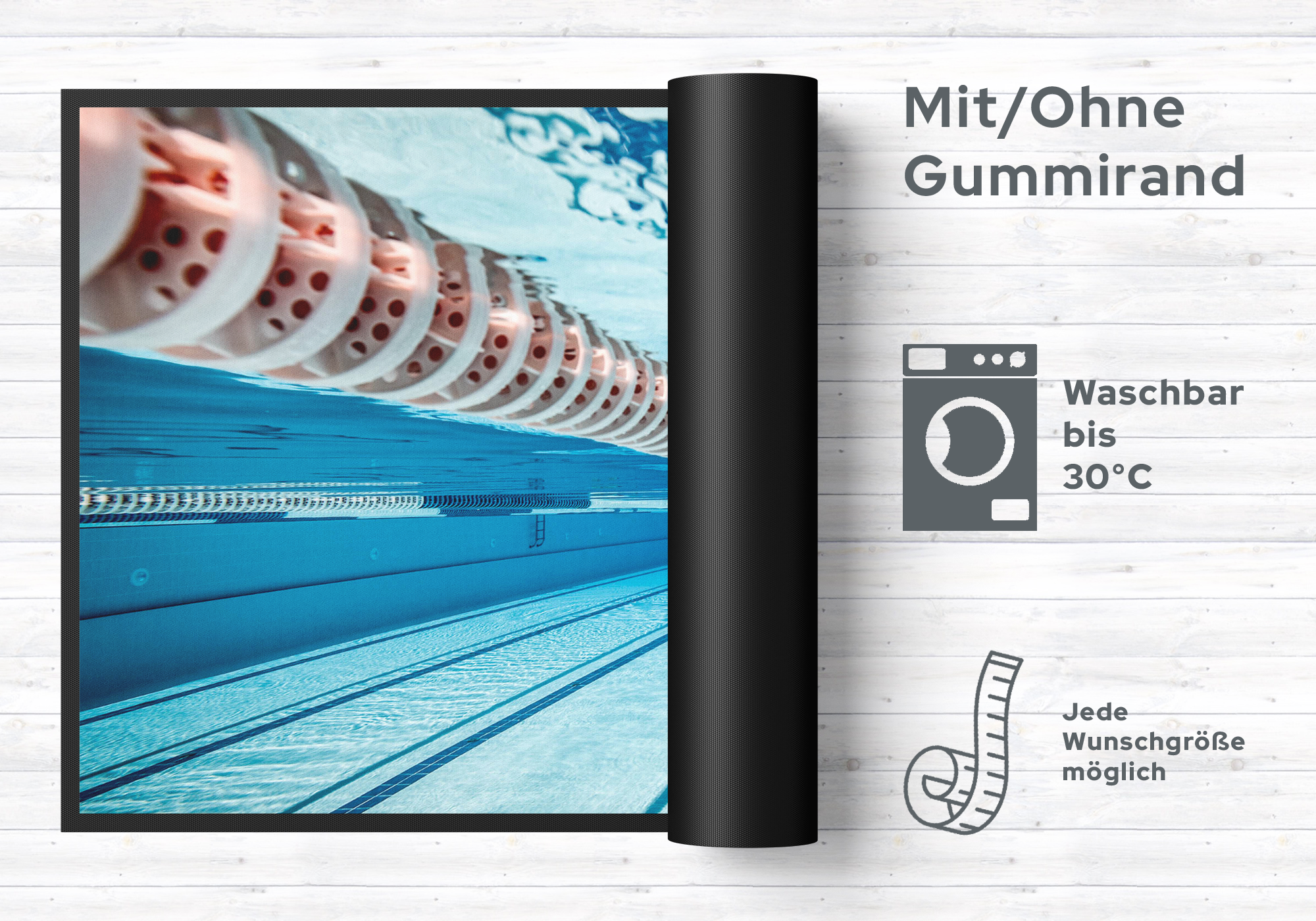 Fussmatte Schwimmen 6061