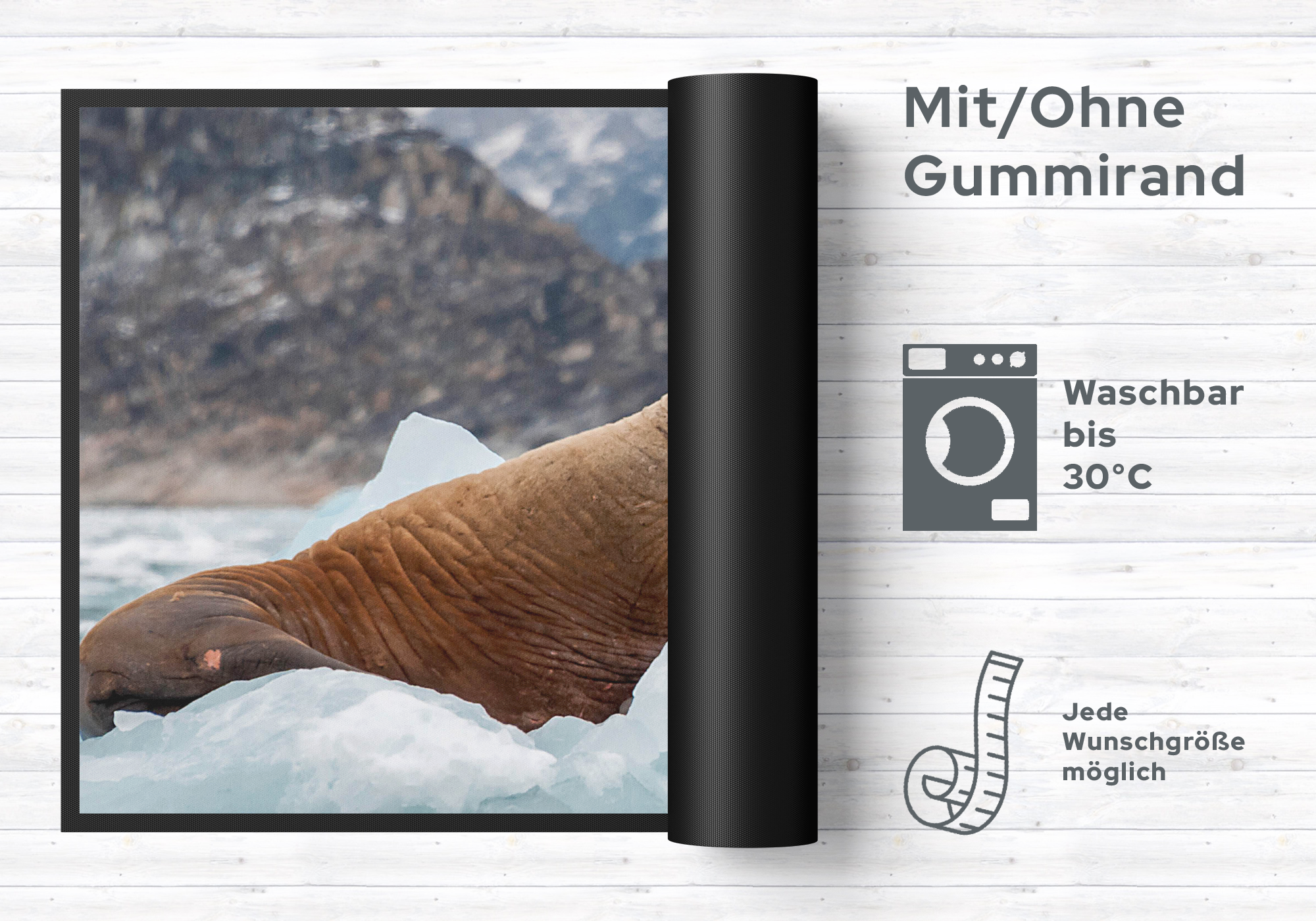 Fussmatte Walross 6091