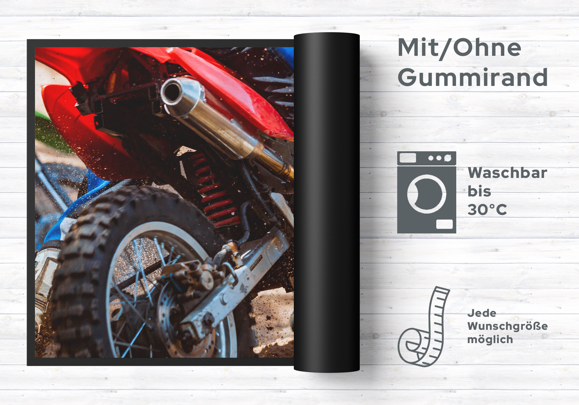 Fussmatte Motocross 6092