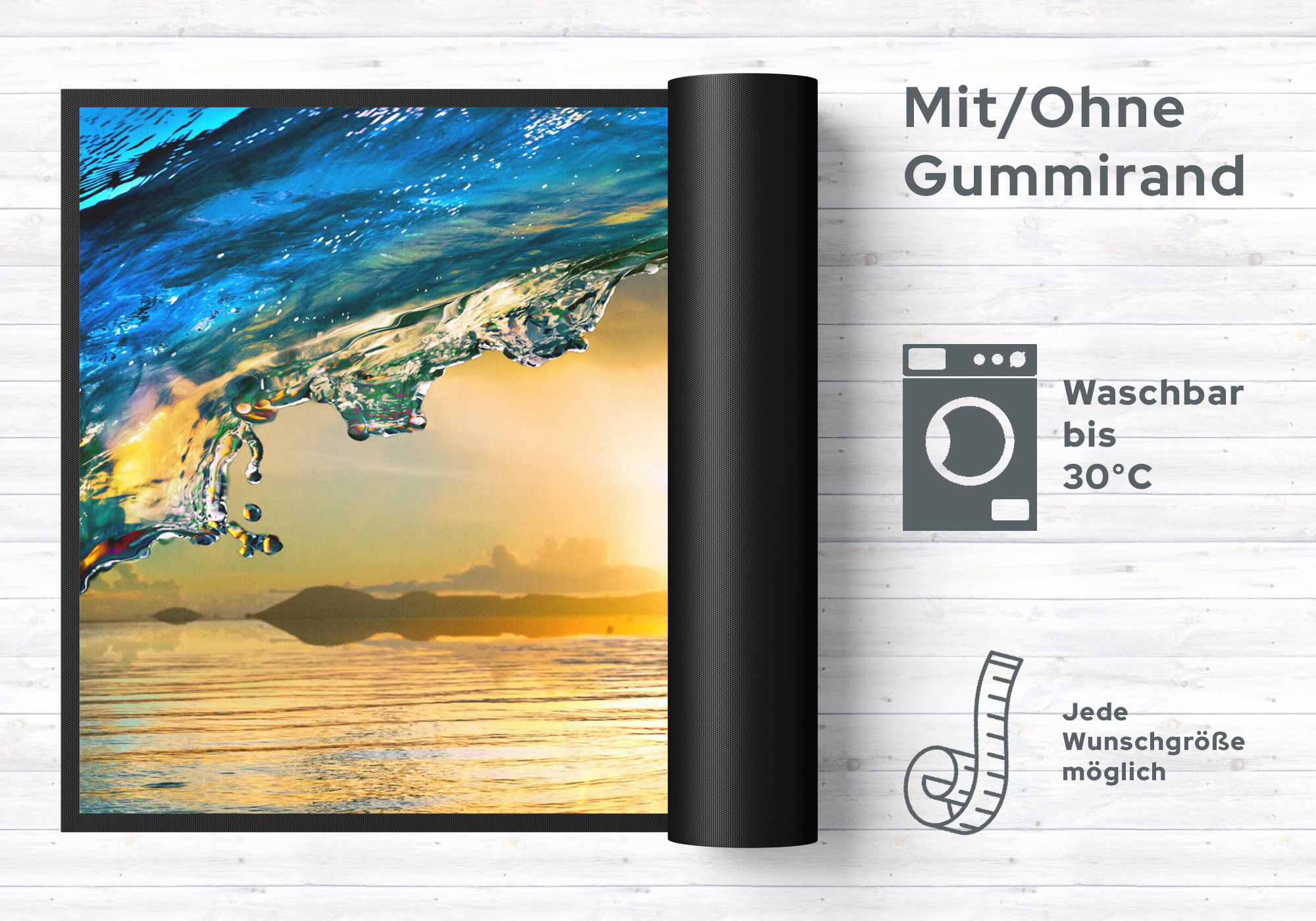 Fussmatte Welle 6110