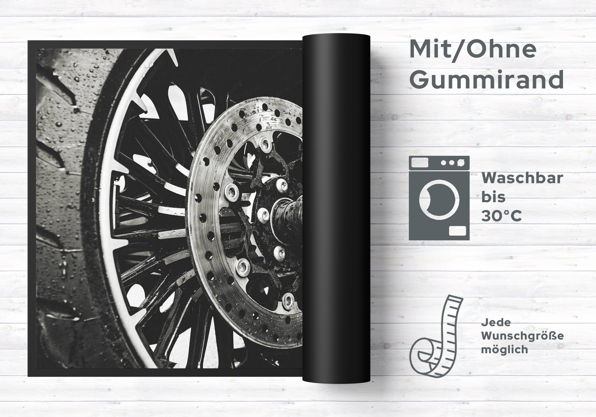 Fussmatte Motorrad 6120