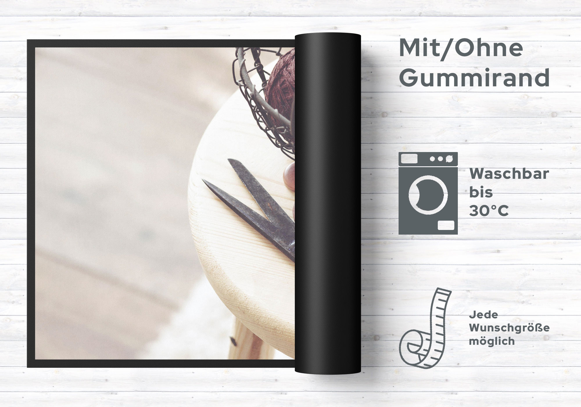 Fussmatte Stricken 6123