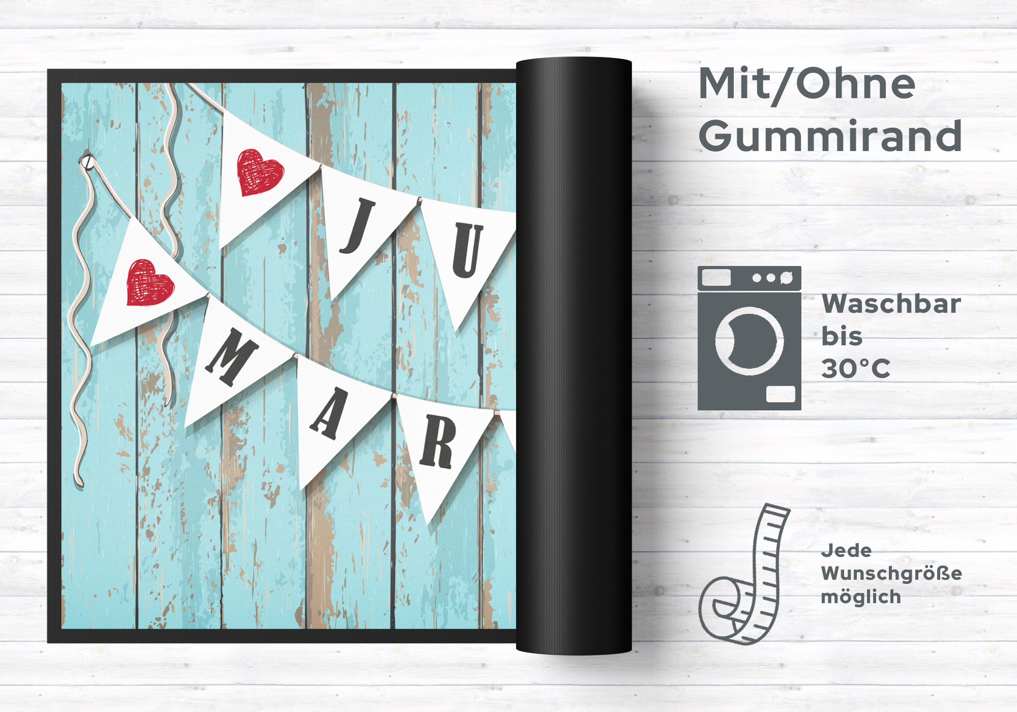 Fussmatte Just Married 6128