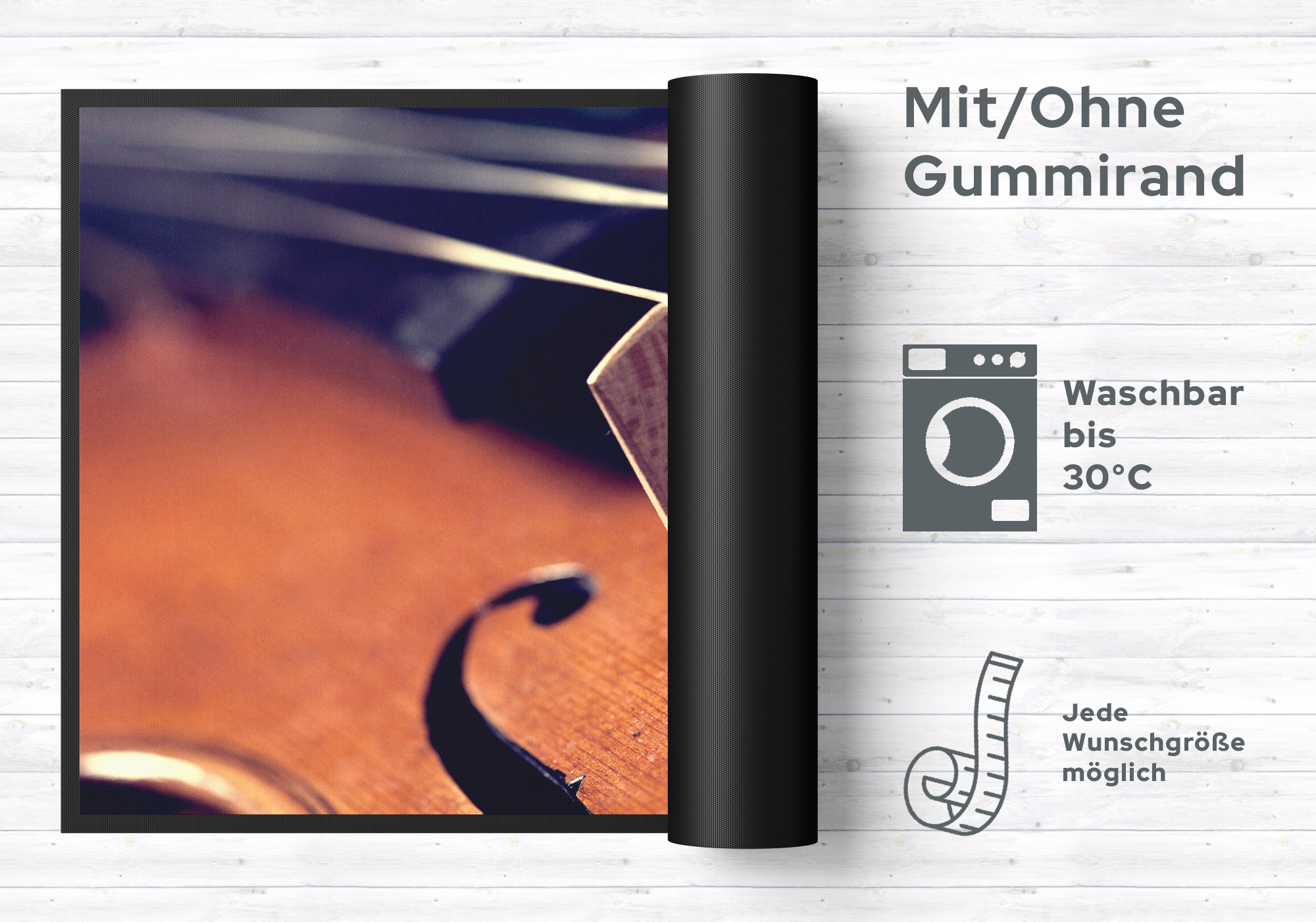 Fussmatte Violine 6134