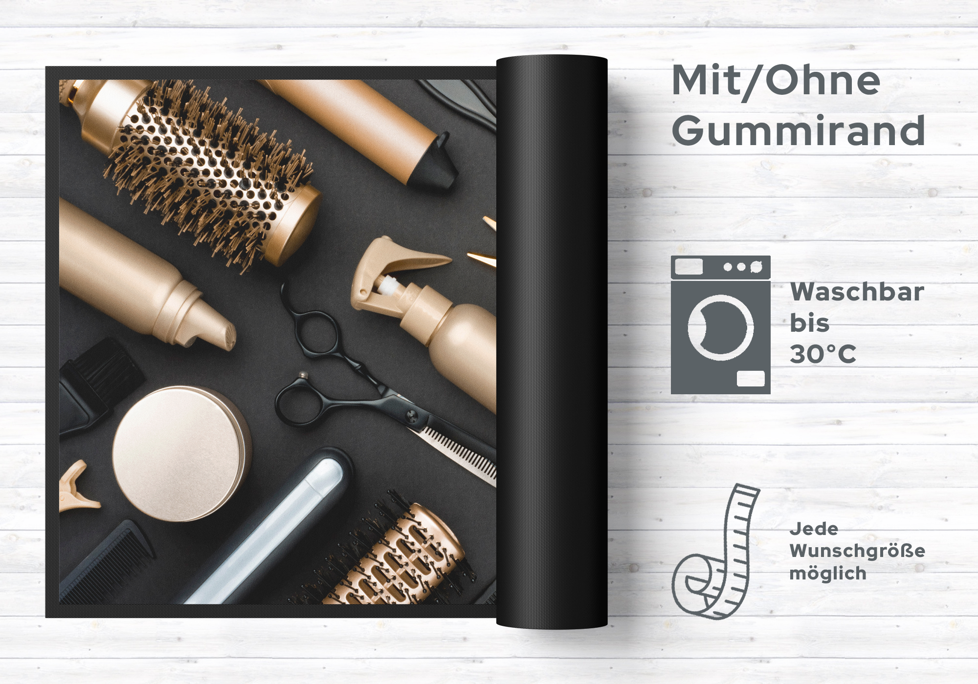 Fussmatte Friseur 6148