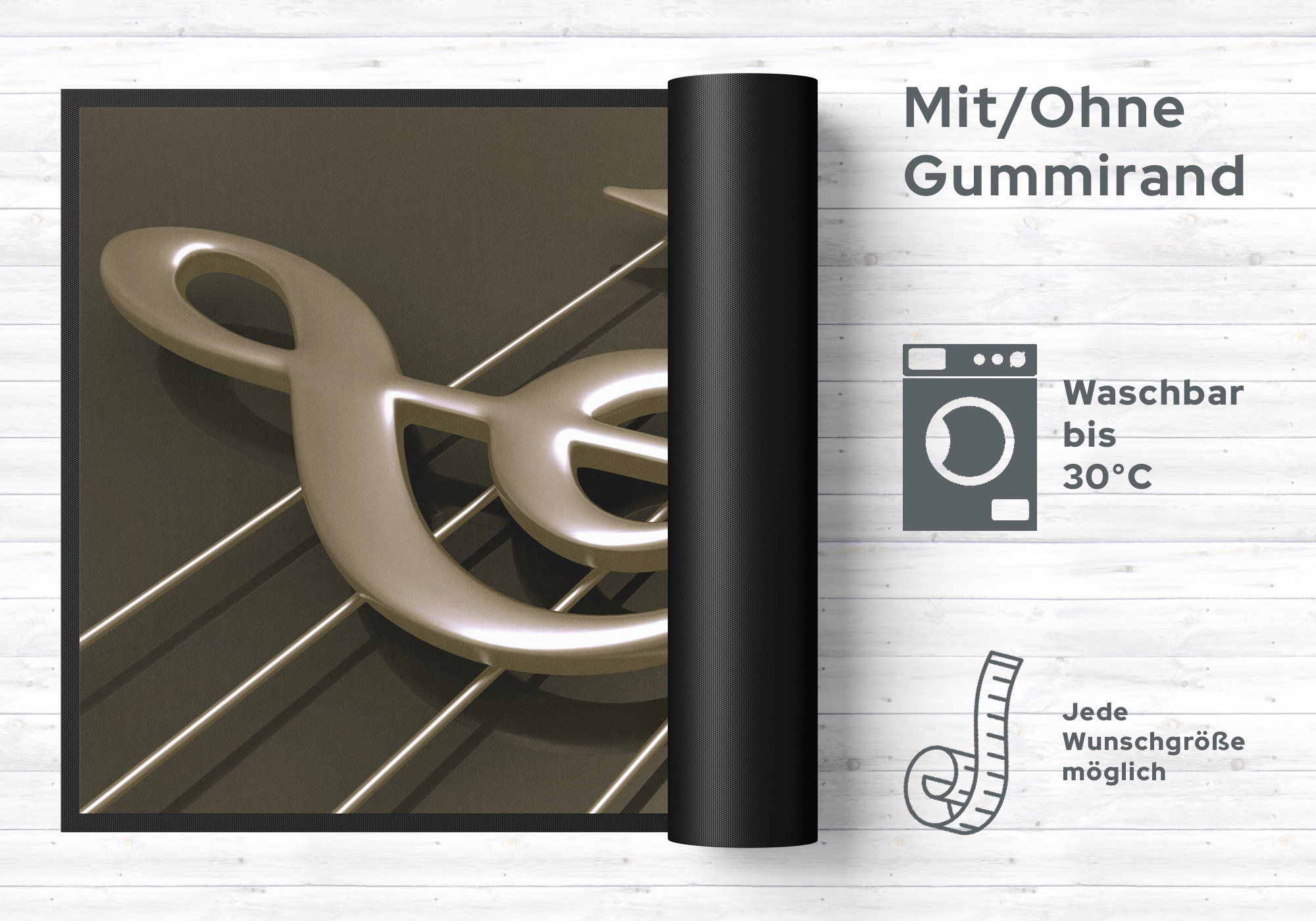 Fussmatte Musik 6156