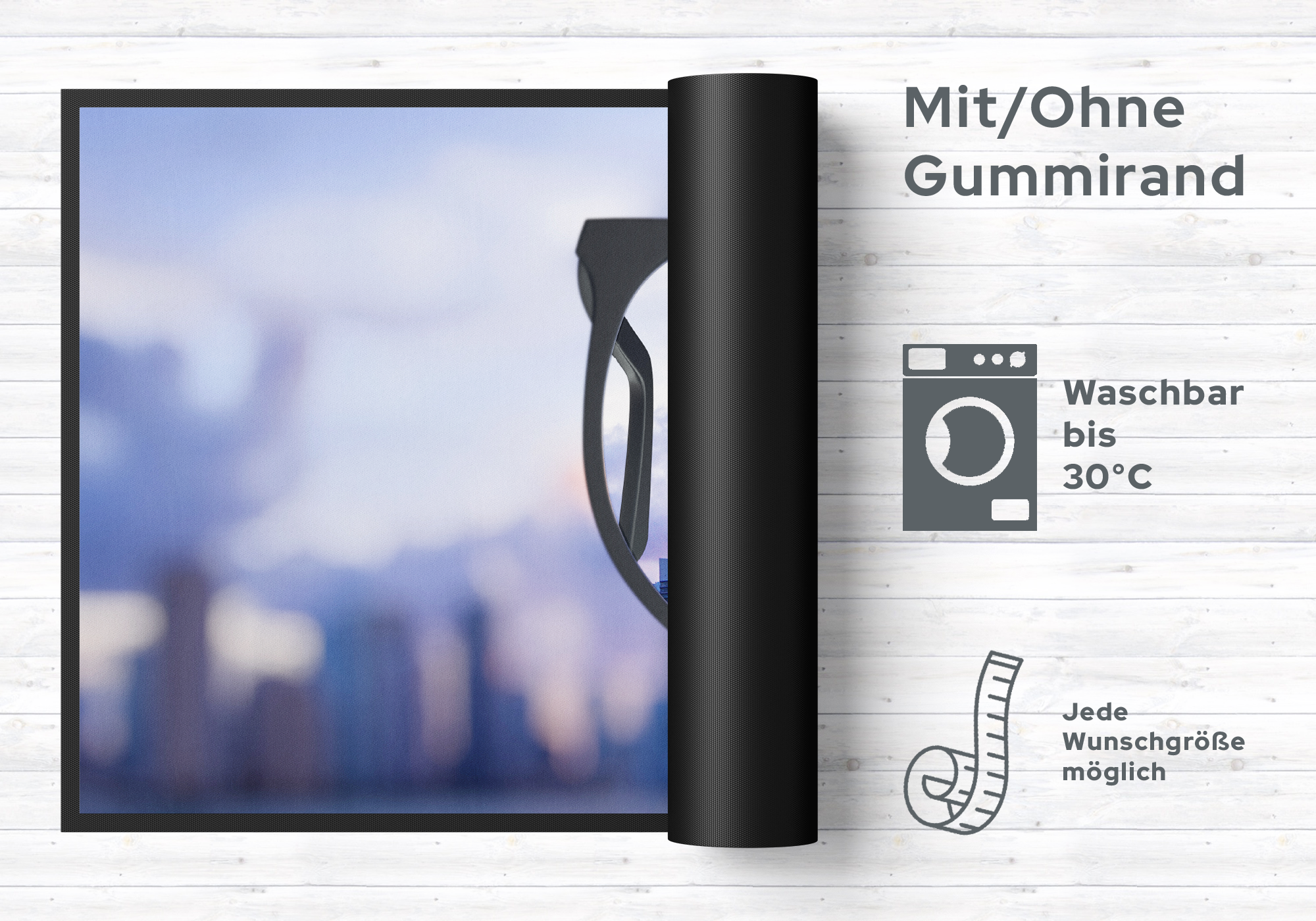 Fussmatte Brille 6165