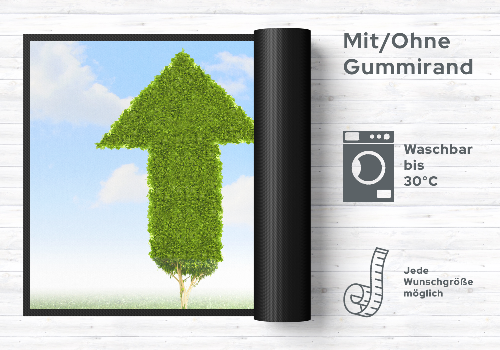 Fussmatte Pfeil 6178