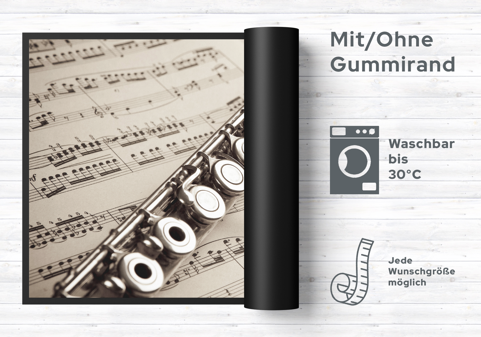 Fussmatte Flöte 6187