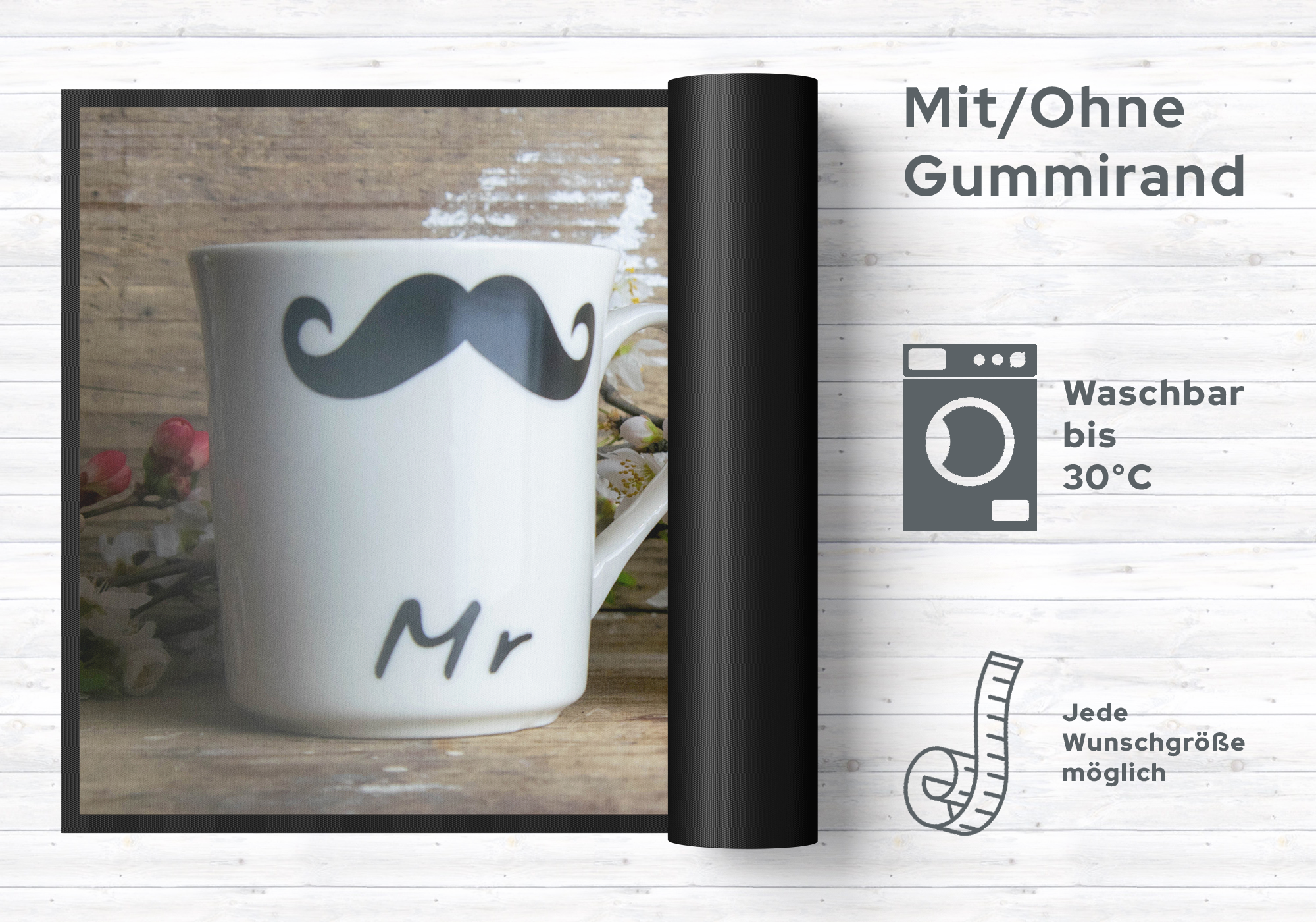 Fussmatte Hochzeit 6199