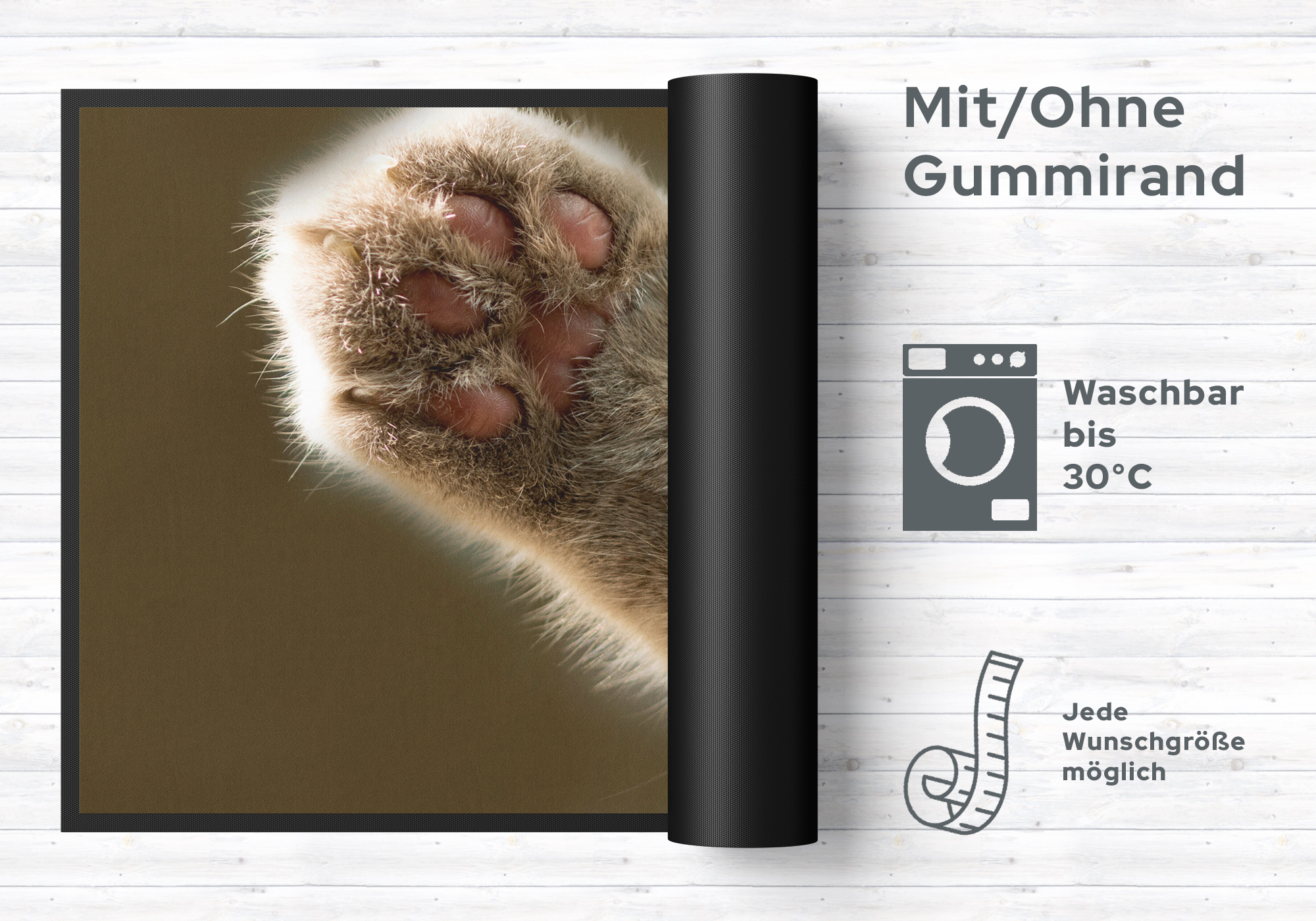 Fussmatte Katzenpfote 6223