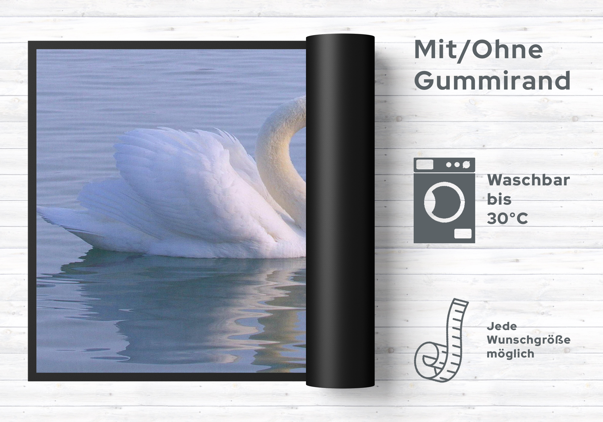 Fussmatte Schwäne 6247