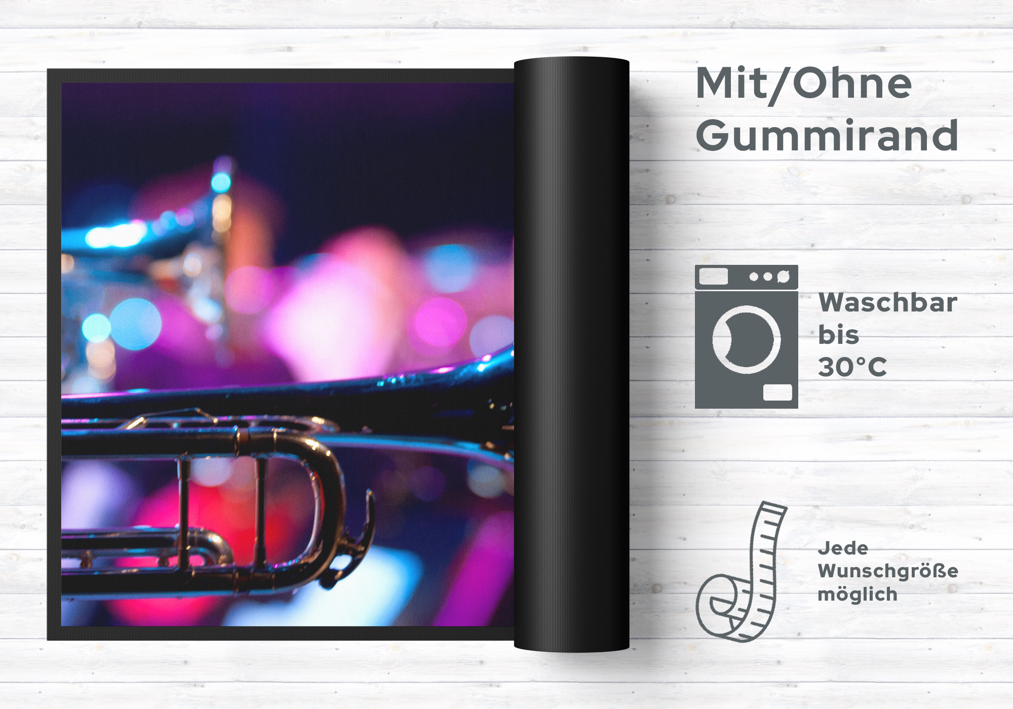 Fussmatte Trompete 6272