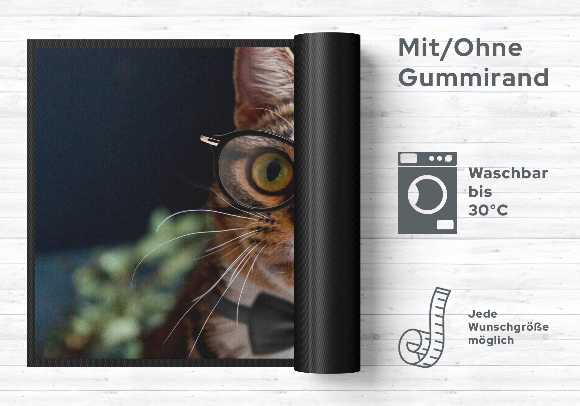 Fussmatte Katze 6307