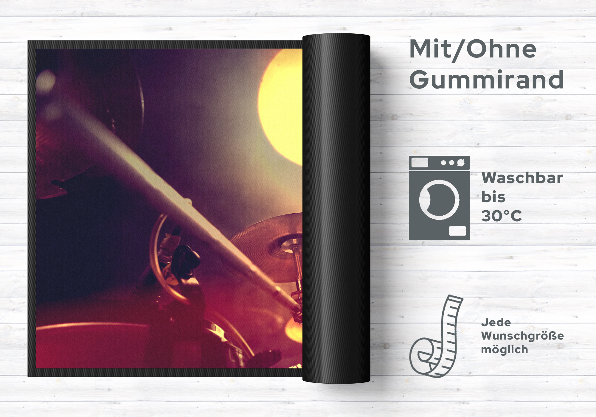 Fussmatte Schlagzeug 6309